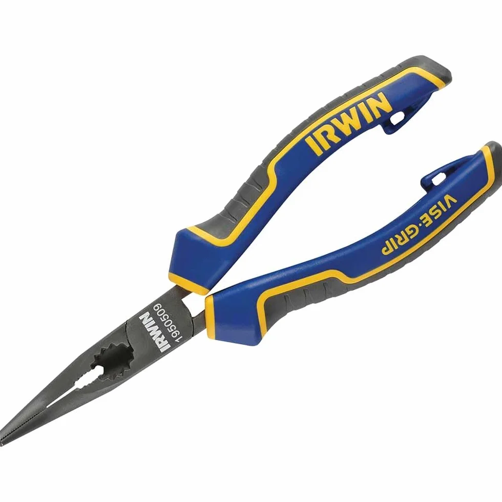 IRWIN Visegrip 1950509 6-3/4 cala wygięte szczypce do nosa - niebieski/żółty