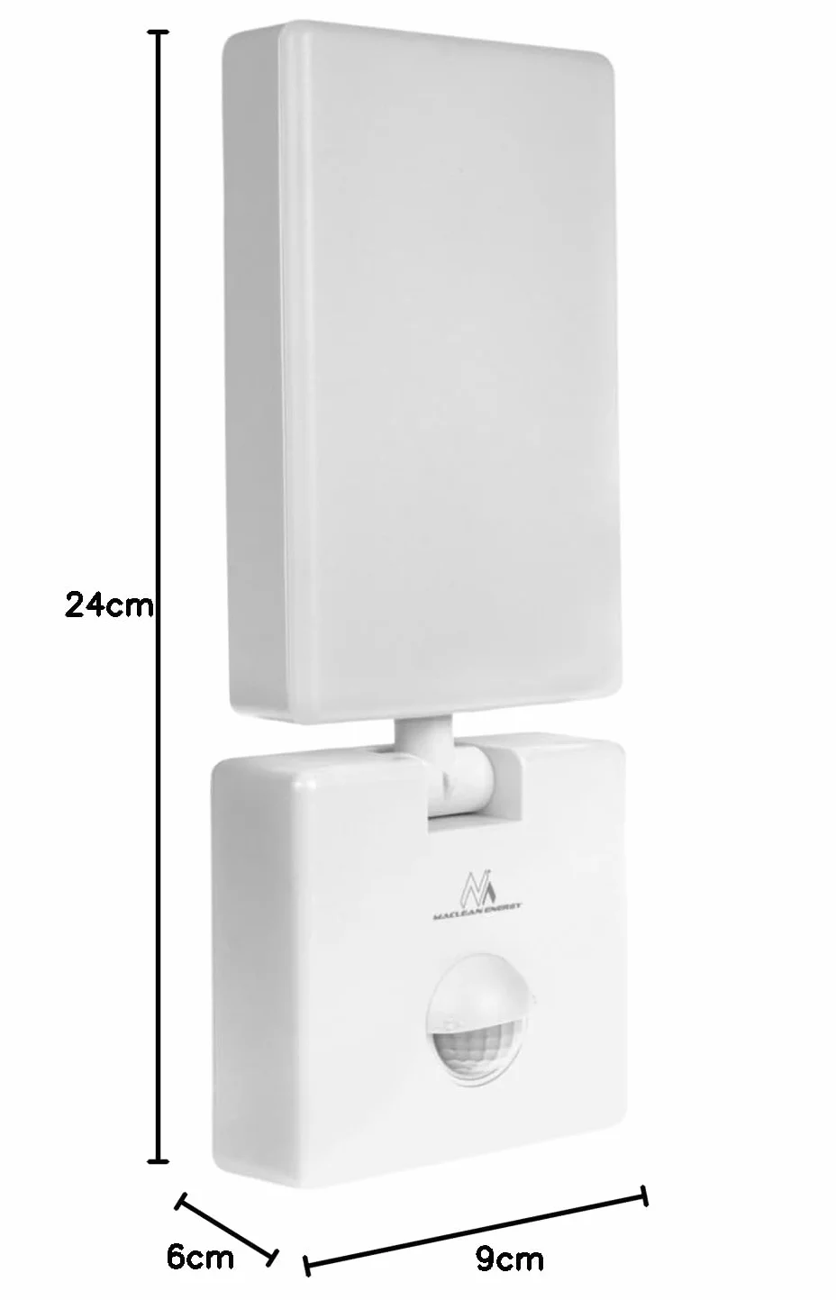 Czujnik ruchu PIR Lampa LED 10 W IP65 800lm 4000K (biała)
