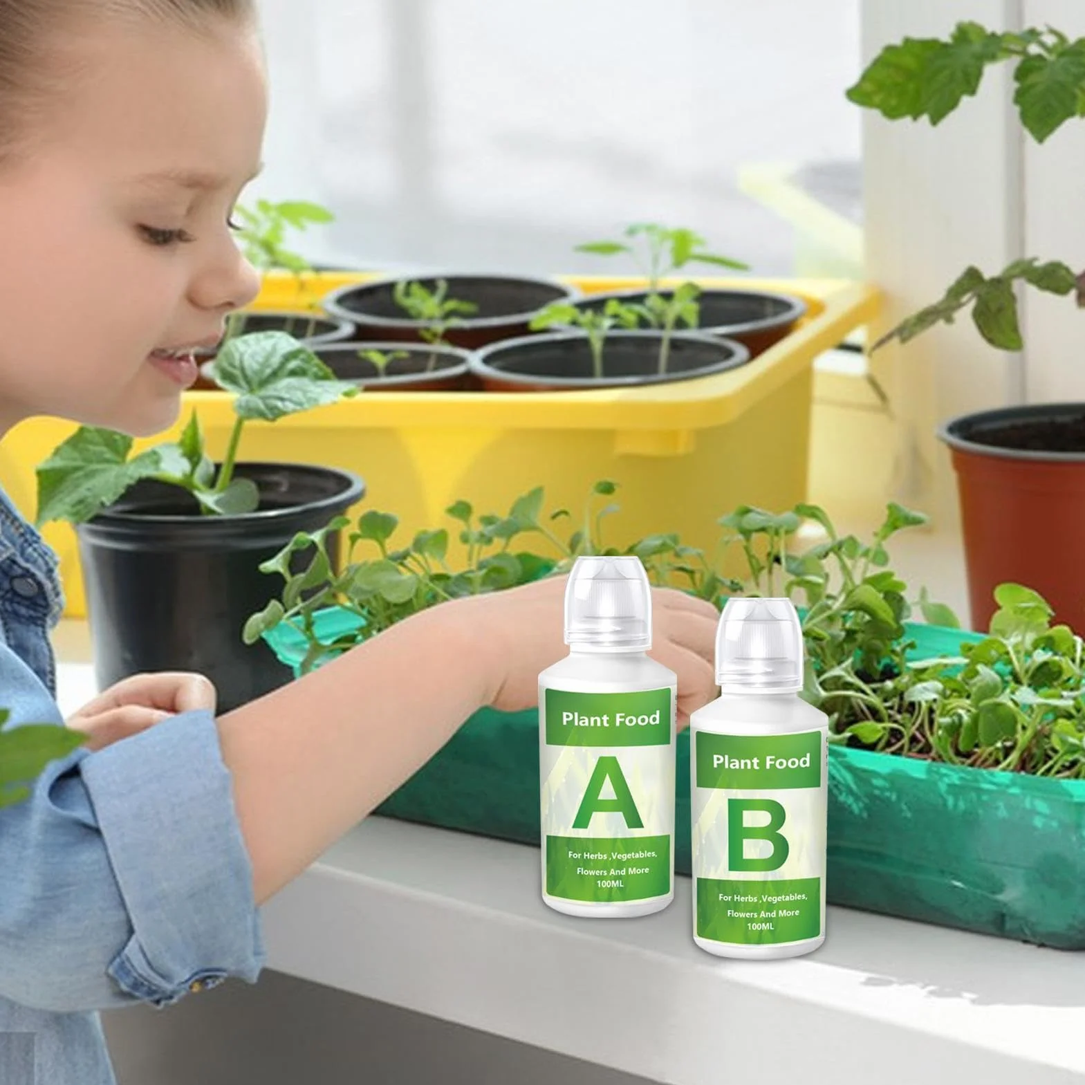 P?ynny Nawóz dla Ro?lin - A&B P?ynny Nawóz Hydroponiczny | Sk?adniki od?ywcze hydroponiczne | Organiczna ?ywno?? ro?linna | Nawozy do ro?lin domowych, sk?adniki od?ywcze do uprawy warzyw do uprawy na