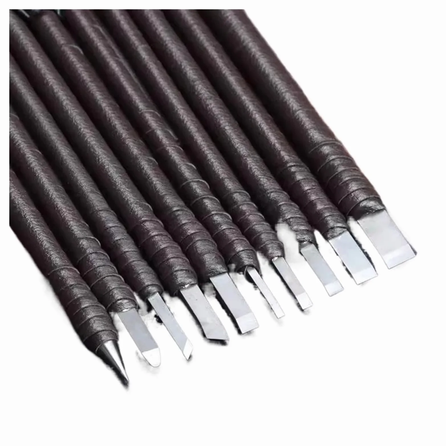 8/10 Sztuk Zestaw Do Rękodzieła DIY Ze Stali Wolframowej Narzędzia Ręczne Rzeźbienia W Kamieniu Dłuto Narzędzie Obróbki Drewna(10PCS set)