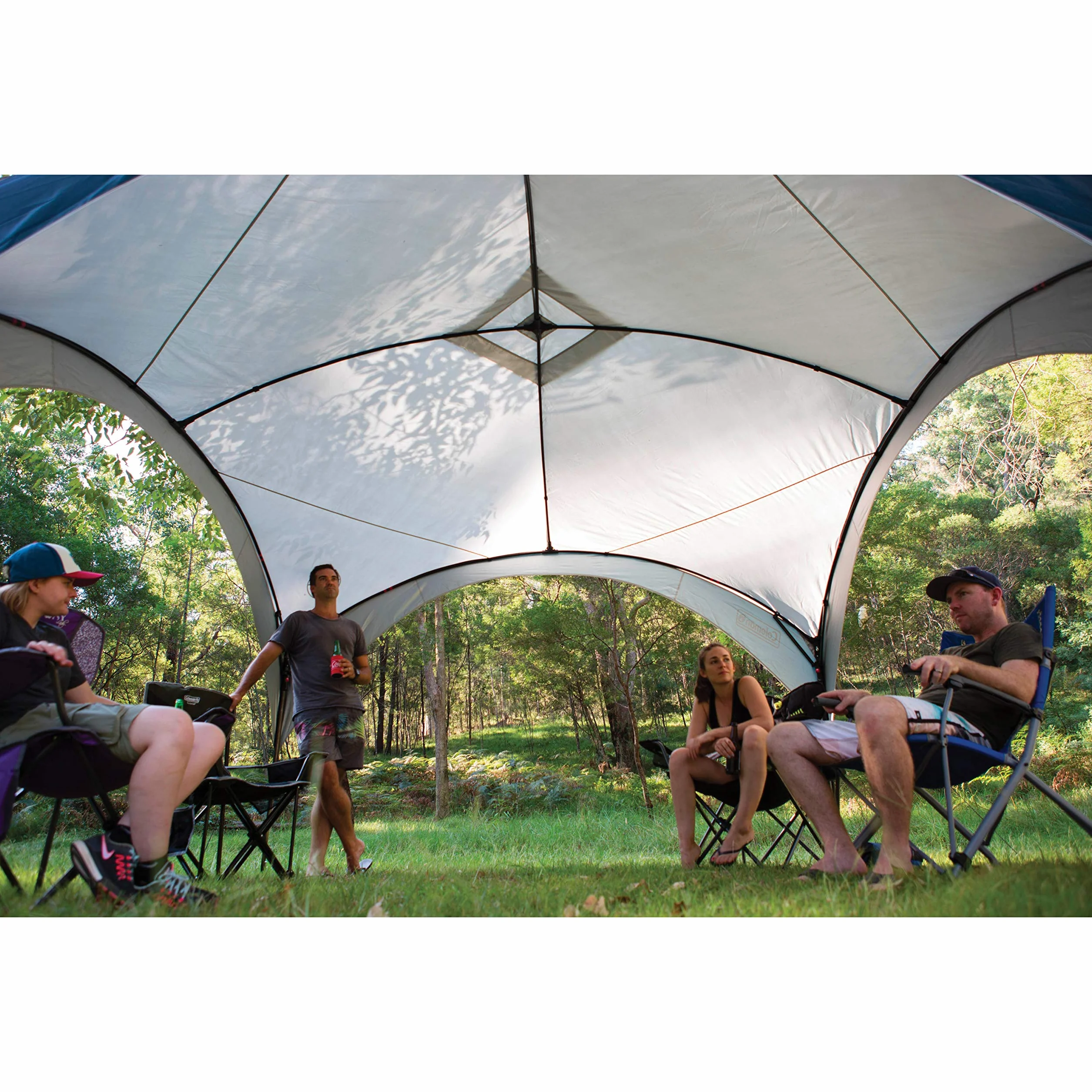 Coleman Fast Pitch Shelter 4,5 x 4,5 m, pawilon, stabilny namiot imprezowy ze stalowymi stelażami, gazebo, namiot imprezowy, ochrona przed słońcem SPF 50+
