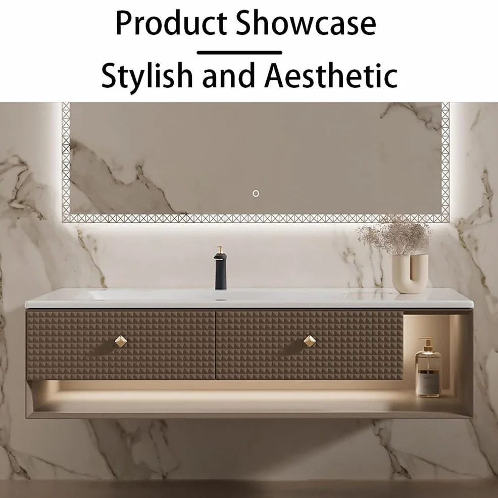 20-calowa ceramiczna umywalka podblatowa Umywalka łazienkowa Biała porcelanowa nablatowa Ceramiczna umywalka z przelewem Mała umywalka do łazienki,White,L28"H7"W20"