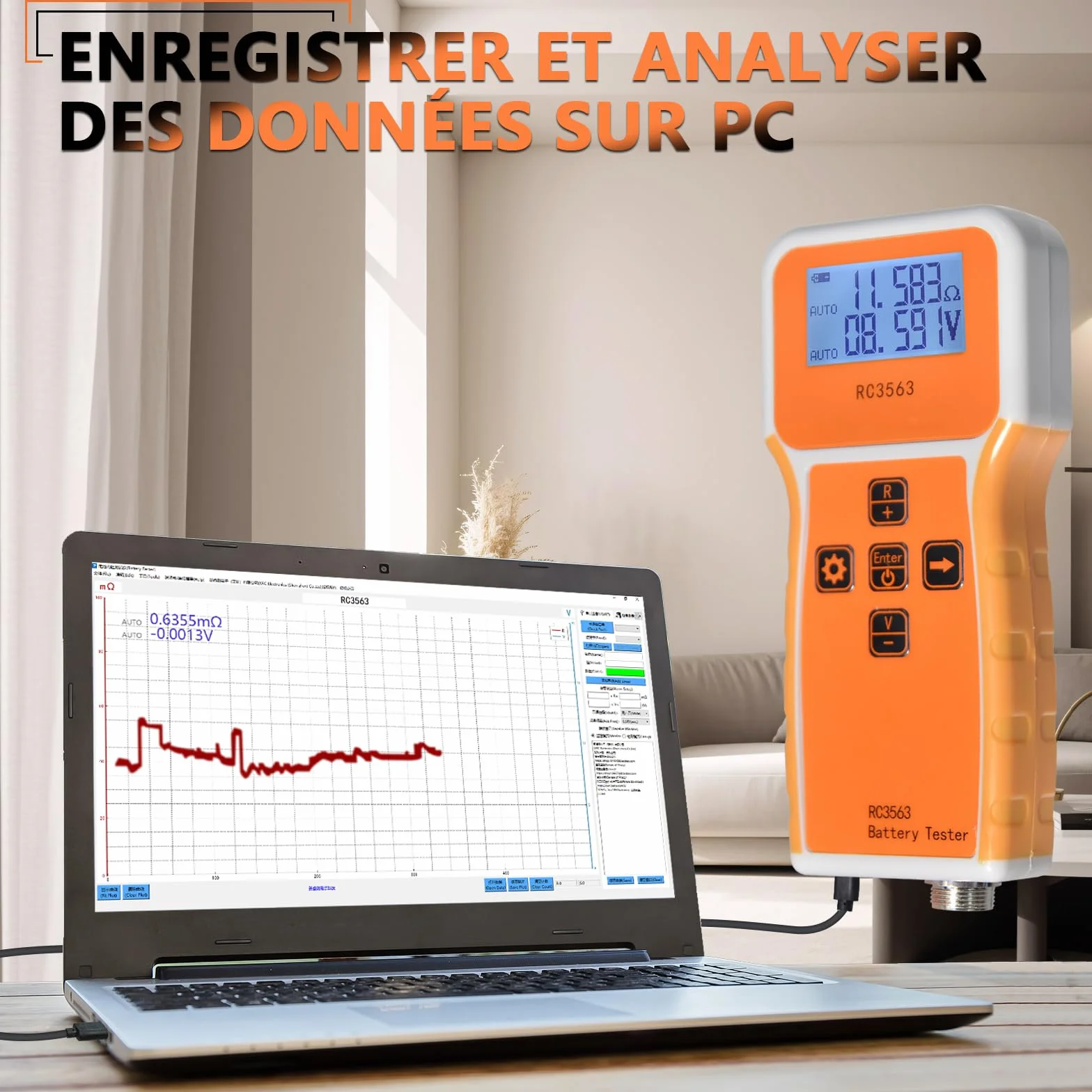 Miernik rezystancji wewnętrznej, napięcie akumulatora 1 uΩ~200Ω/0~±100 VDC, tester baterii ołowiowo-jonowych, litowo-żelazowo-fosforanowych, "zrób to sam" RC3563