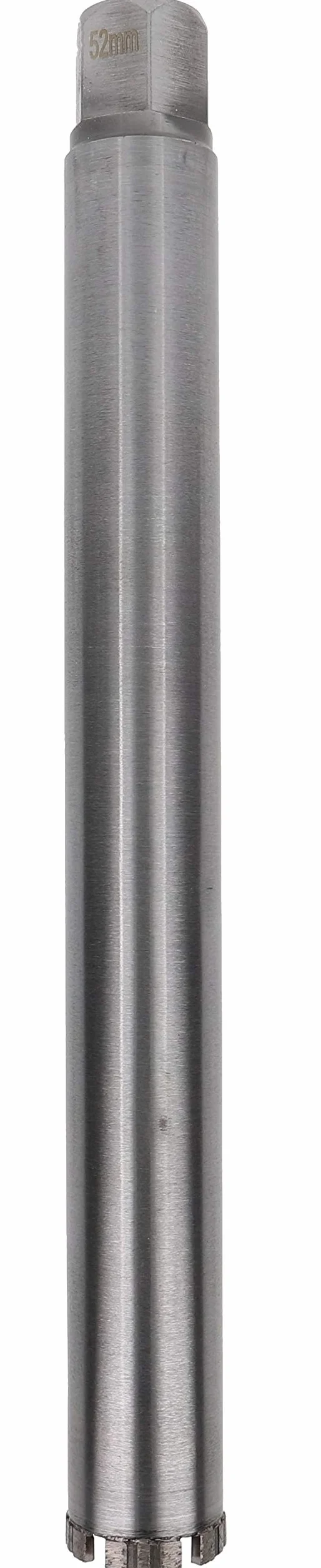 PRODIAMANT wiertło do wiercenia na mokro ø 52 mm do wiertarki rdzeniowej z wodą długość robocza 450mm mocowanie 1 1/4 cala UNC, beton, beton zbrojony, kamień i mur