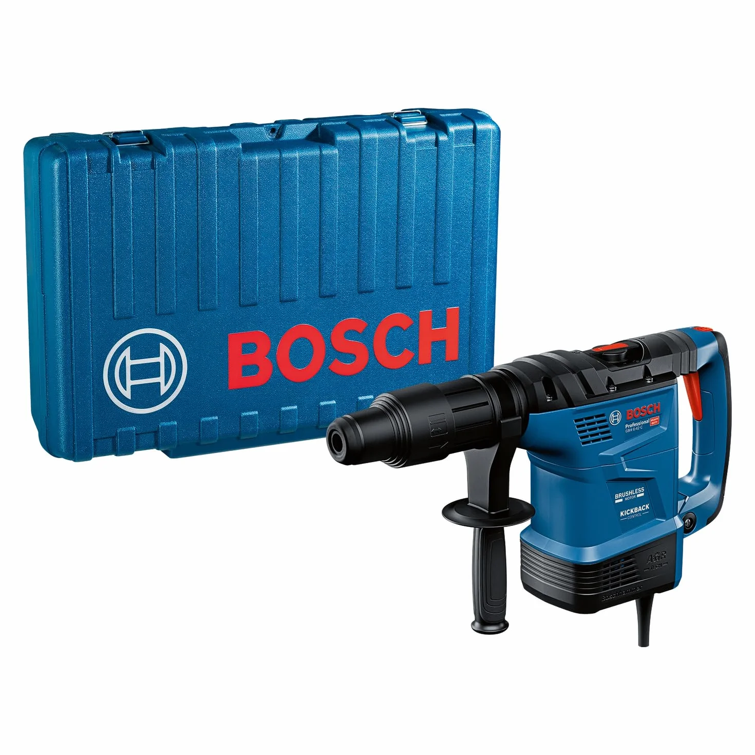Bosch Professional: młot udarowo-obrotowy GBH 6-42 C uchwyt SDS Max, moc silnika 1 300 W, silnik bezszczotkowy, funkcja KickBack Control i system Vibration Control, w walizce