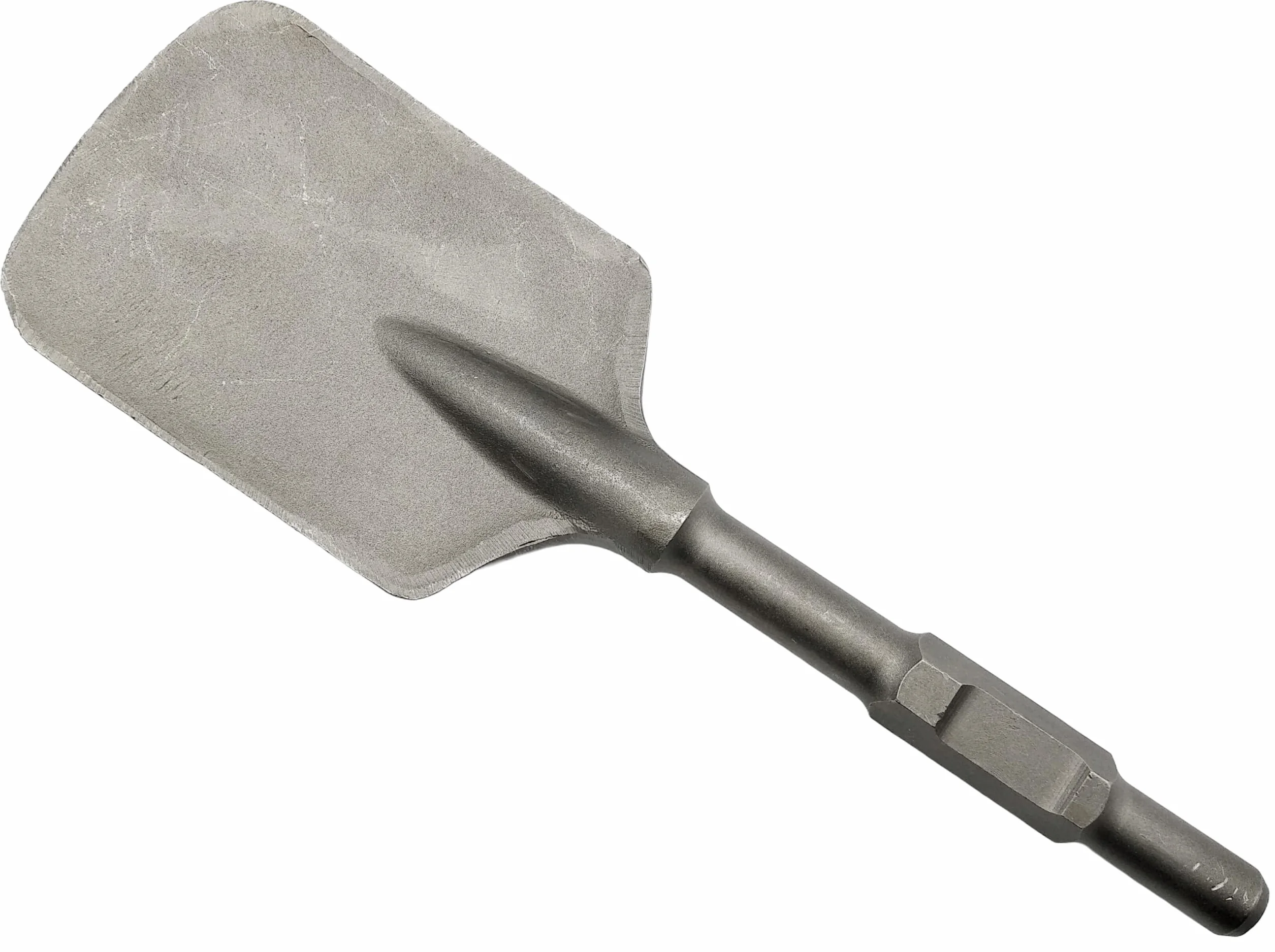 KRAFTFELD Masywne dłuto 400 mm SDS 6-kątne, szufla do młotka wyburzeniowego, dłuto spiczaste lub płaskie (30 mm), uchwyt sześciokątny 30 mm