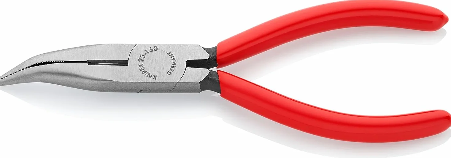 KNIPEX Szczypce tnące półokrągłe (szczypce radiowe) w opakowaniu z zawieszką z tworzywa sztucznego, powlekane 160, 25 21 160 SB