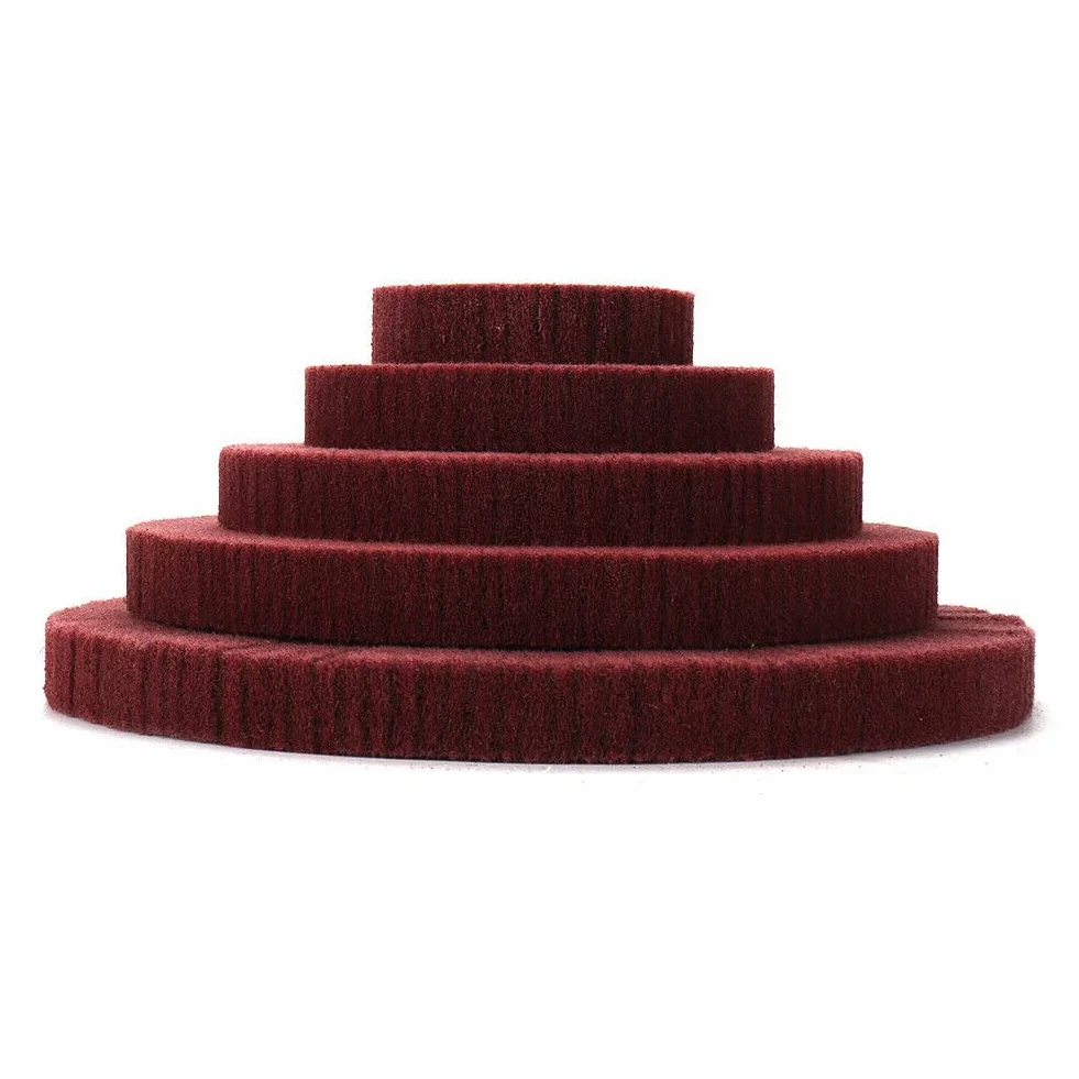 4” Koło polerskie z włókna nylonowego Polerowanie ścierne Nylonowa tarcza szlifierska Koło listkowe z włókniny,Tarcze polerskie(300Mm)