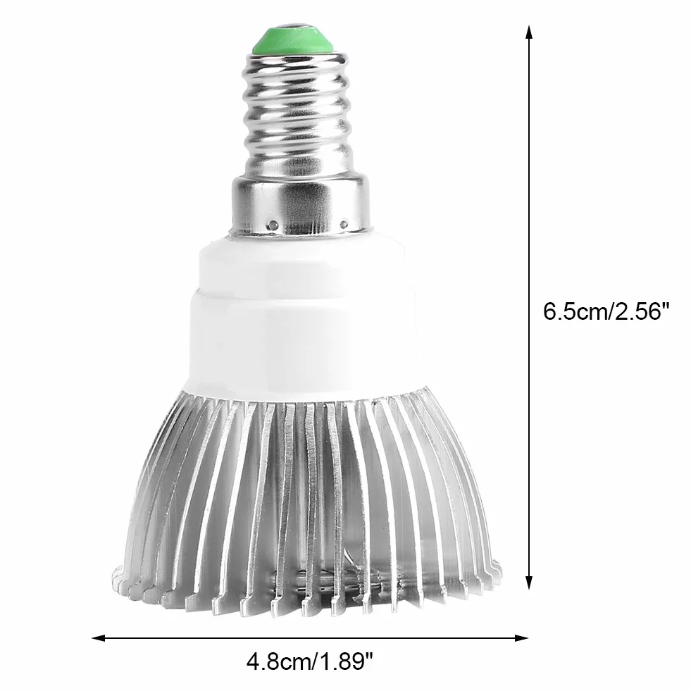 Żarówka LED do uprawy roślin 18 W pełne spektrum E14 85-265 V