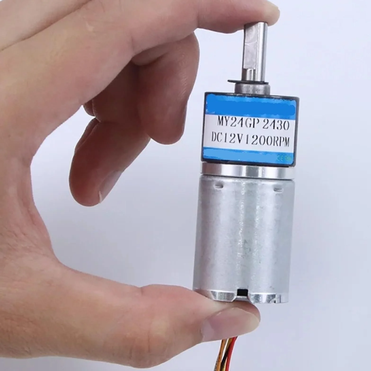 Bezszczotkowy silnik planetarny DC 12 V 24 mm, średnica wału 4 6, regulowana prędkość, zgodnie z ruchem wskazówek zegara i przeciwnie do ruchu wskazówek zegara (12 V Motorand, 6 mm 1200 obr./min)
