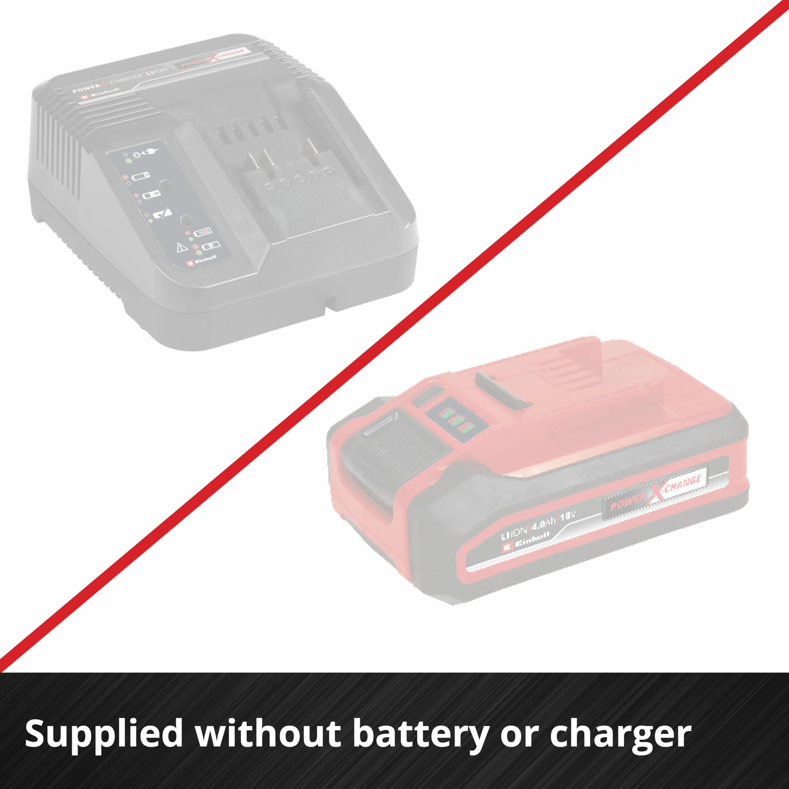 Einhell Ge-Us 18 Li-Solo Power X-Change Siewnik 3.3 litra Czerwony Czarny