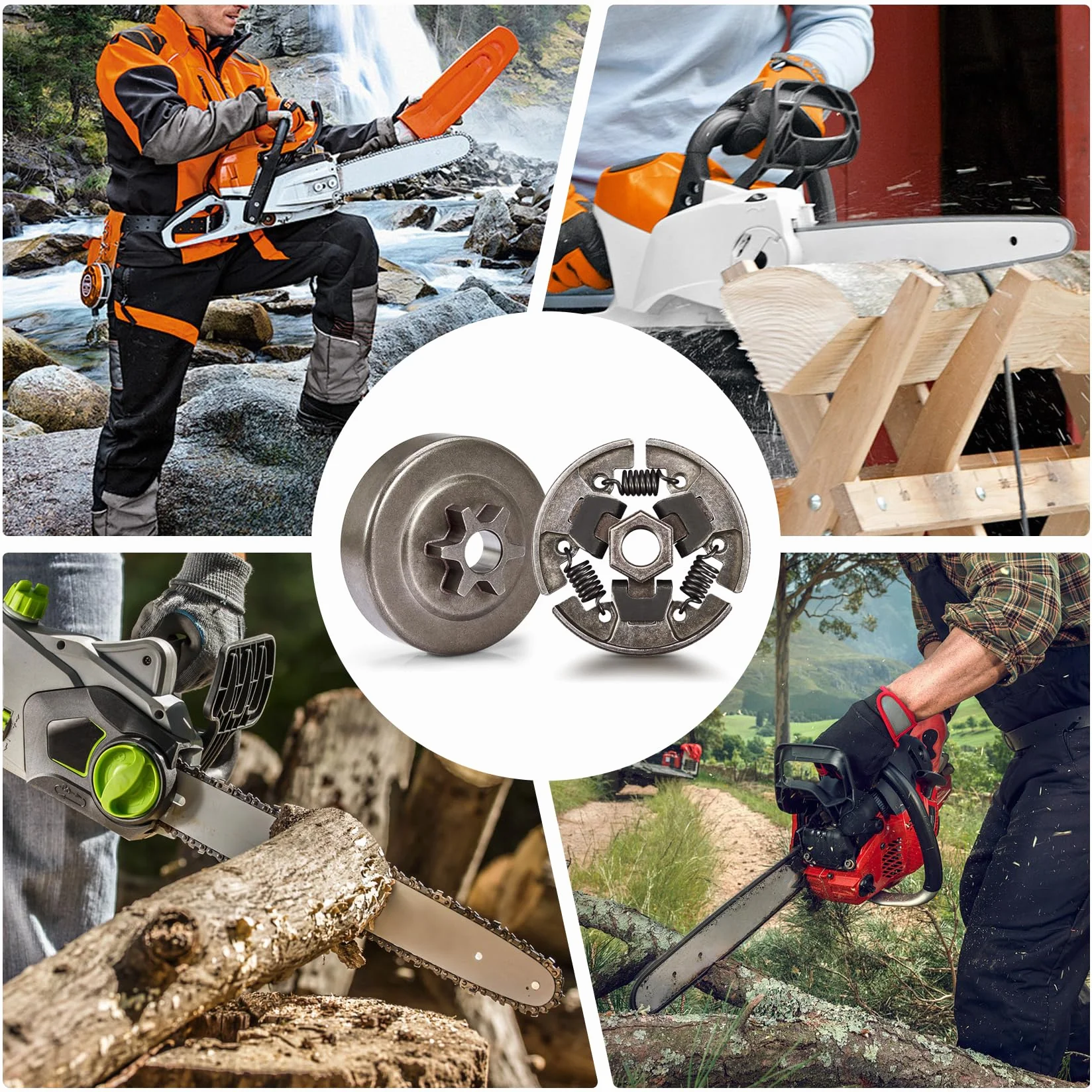 CarBole Bęben sprzęgła zestaw zębatek 3/8" do STIHL 017 018 MS170 MS180 021 023 025 MS210 MS230 MS250