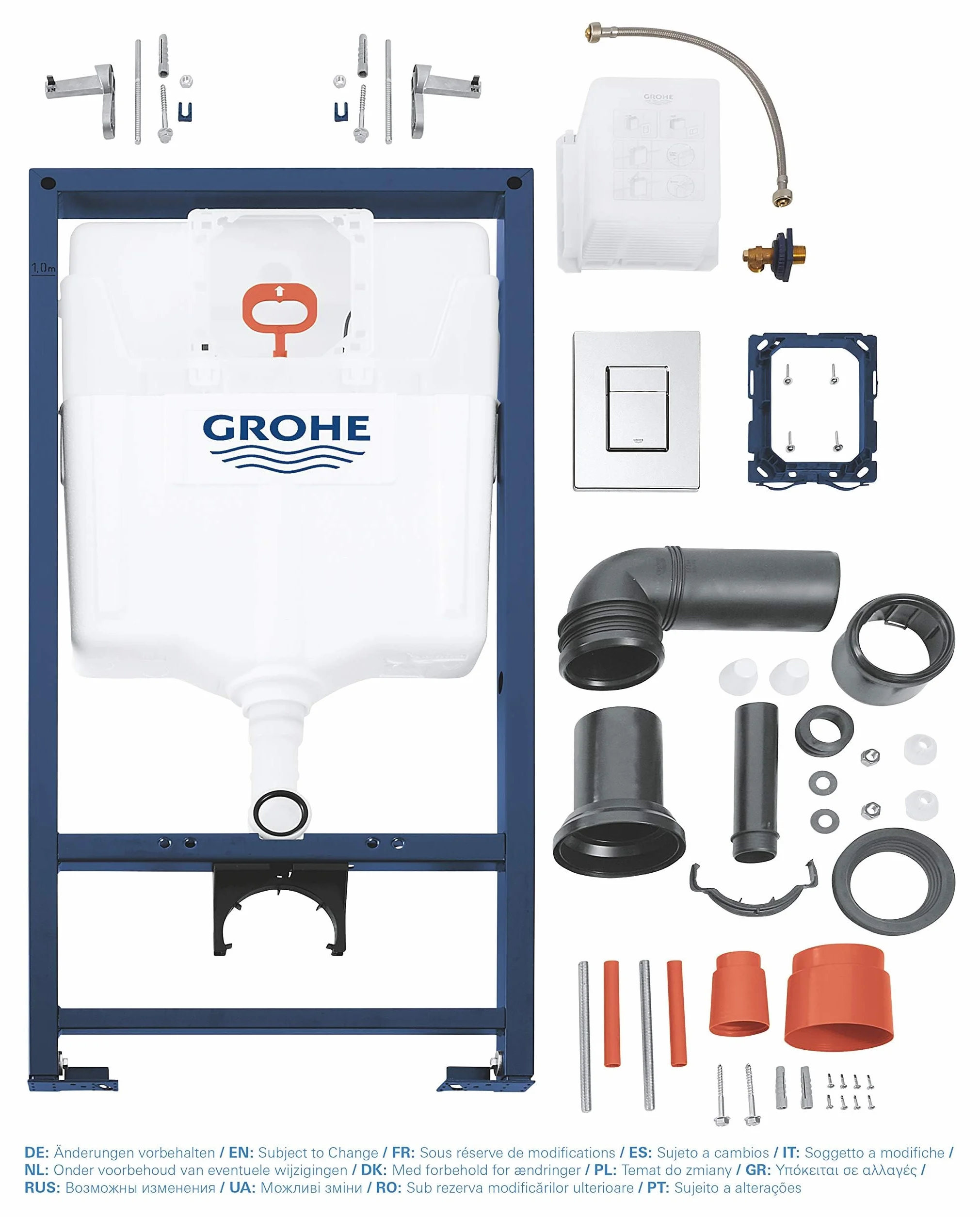 Grohe 38772001 Stelaż Podtynkowy, Wielokolorowy, 113 cm