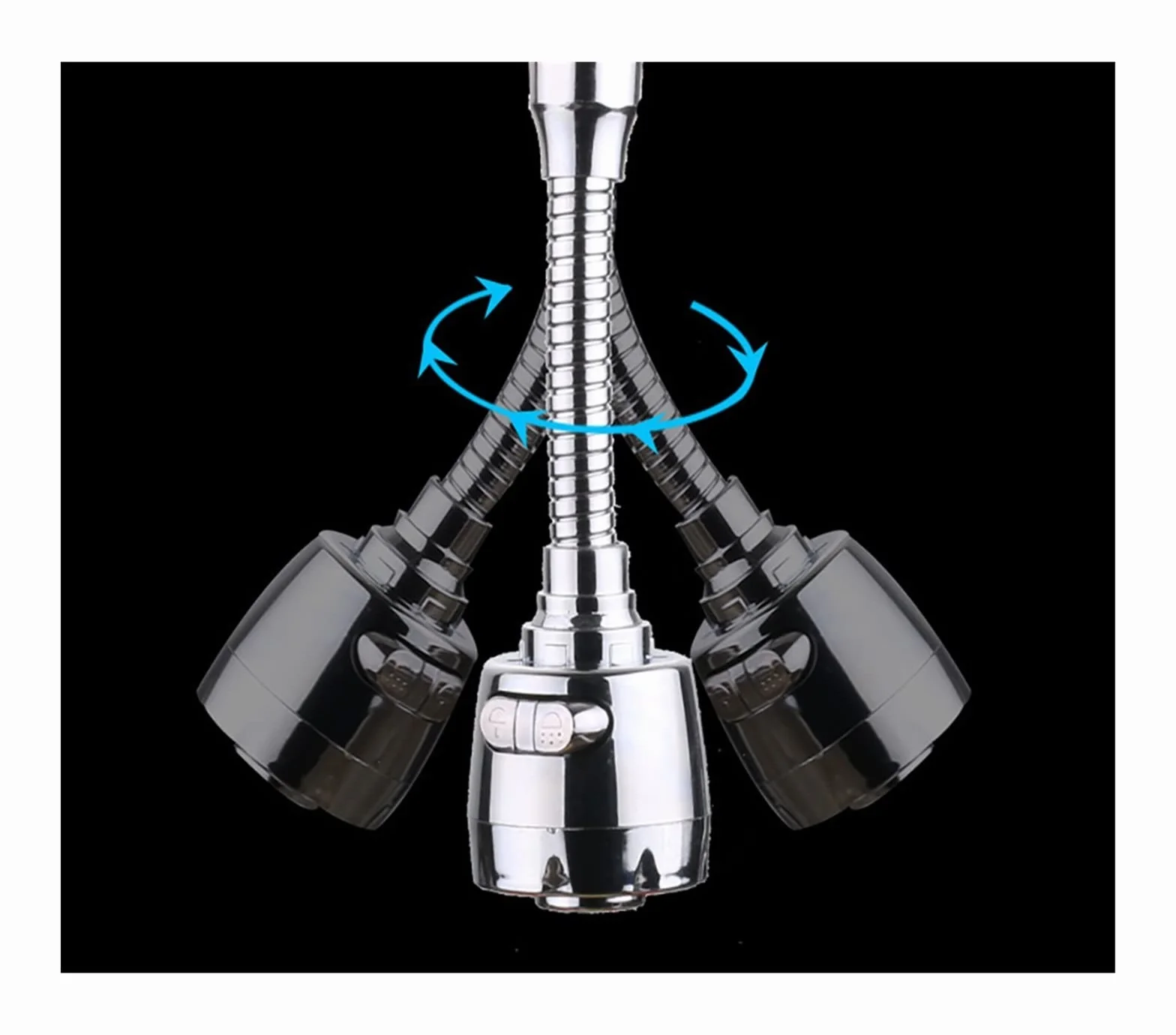 Perlator do kranu Adapter do kranu Aerator do kranu Kitchen Kran Spray, 360 stopni obrotowy zlew kuchenny Aerator Dual Mode Oszczędzający wodę kran Aerator Dysza do kranu do kuchni, łazienki Fa