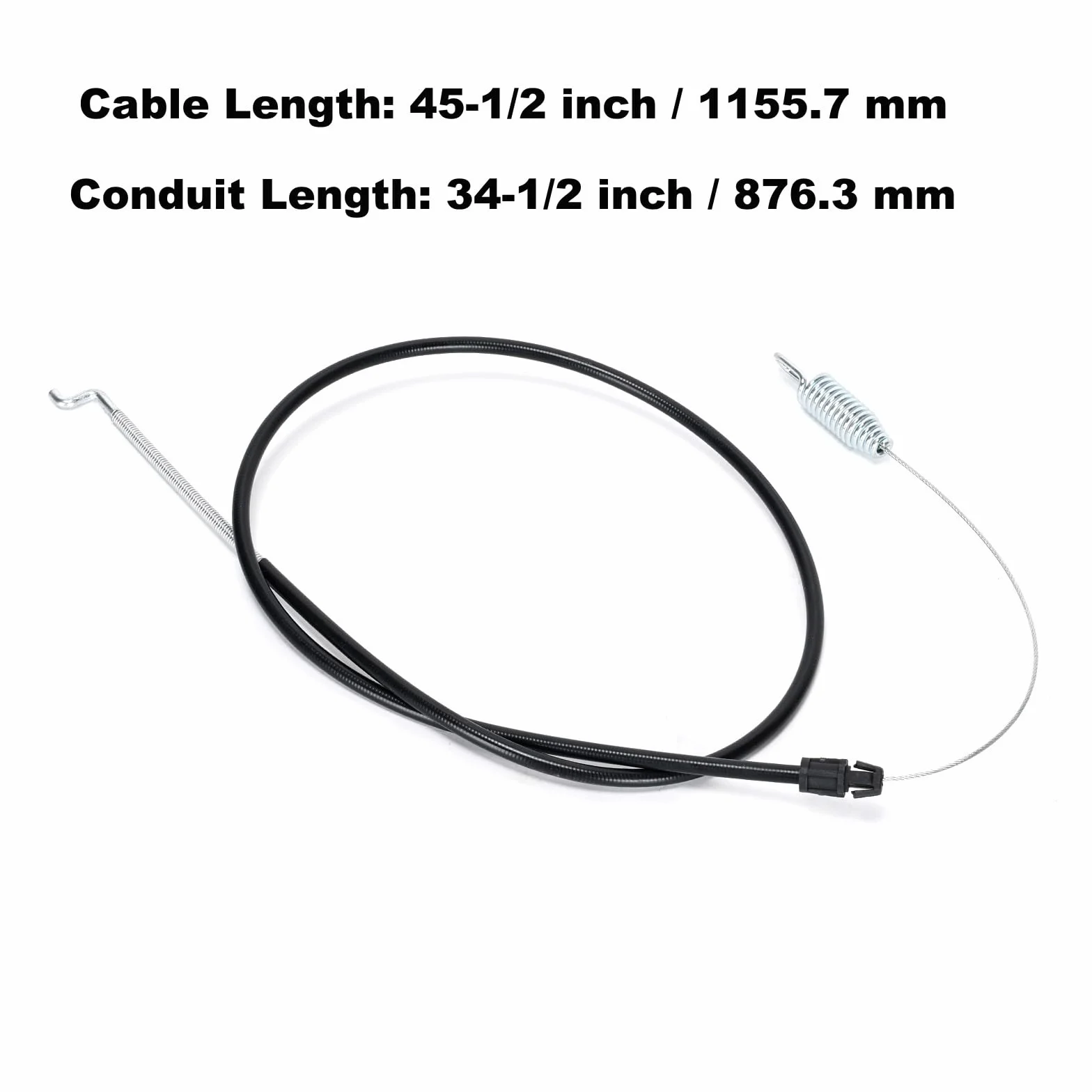 115-8435 Kabel sterujący hamulca kosiarki (45-1/2") Kompatybilny z Toro 20332 20333 20334 20337 20352 20372 20373 20374 20376 20955 20956 20958