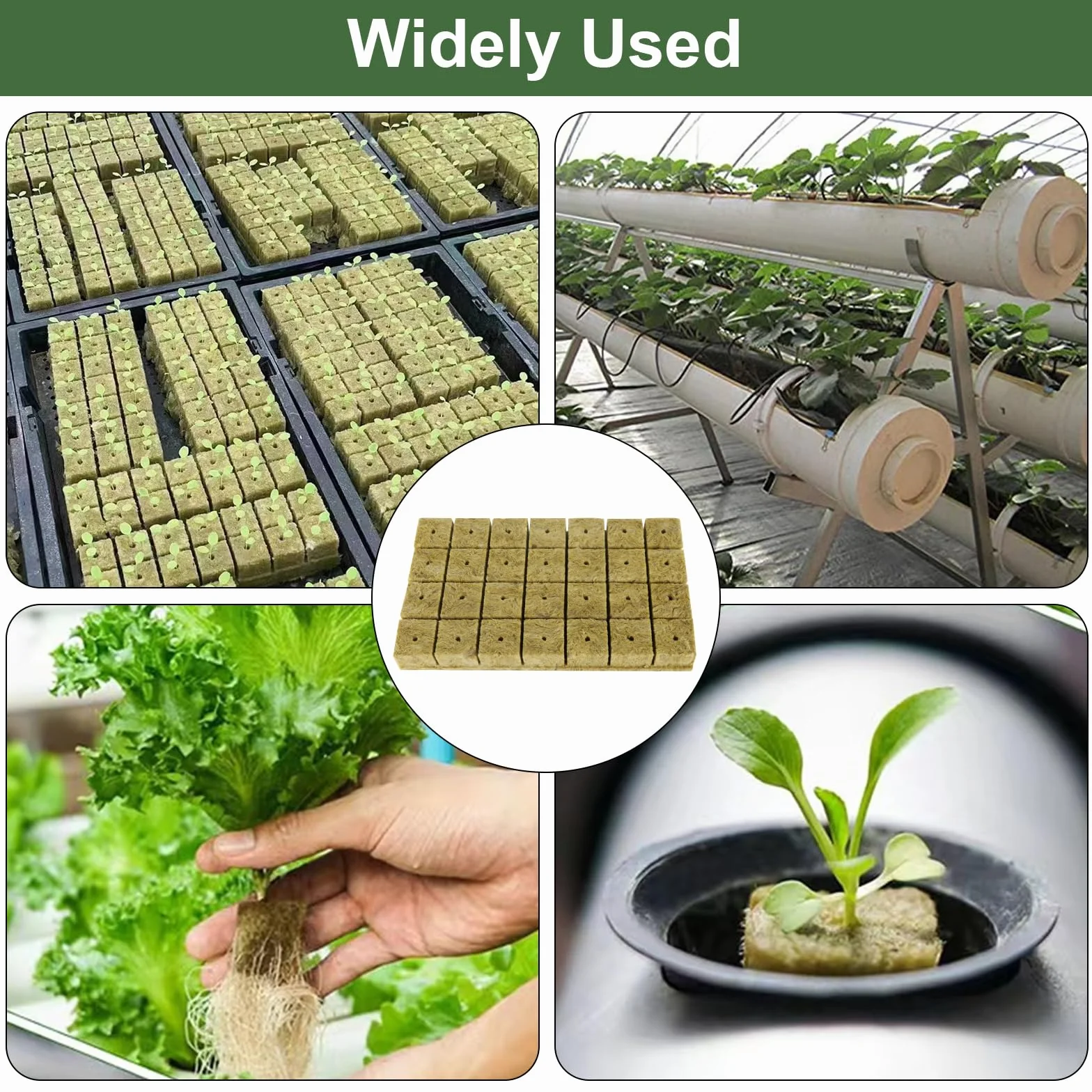 28 sztuk kostki do uprawy wełny skalnej hydroponiczne kostki do uprawy Rockwool kostki do uprawy bezglebowe wiadro do uprawy wełny skalnej blok do sadzonek rozmnażanie roślin (4 x 4 x 4 cm)