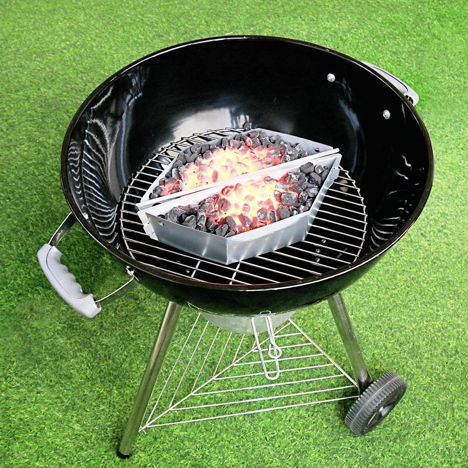 7403 Uchwyty do kosza na węgiel drzewny Weber 57 cm, Weber One Touch i Master Touch, uchwyt na węgiel drzewny, uchwyt na węgiel drzewny, akcesoria do grilla