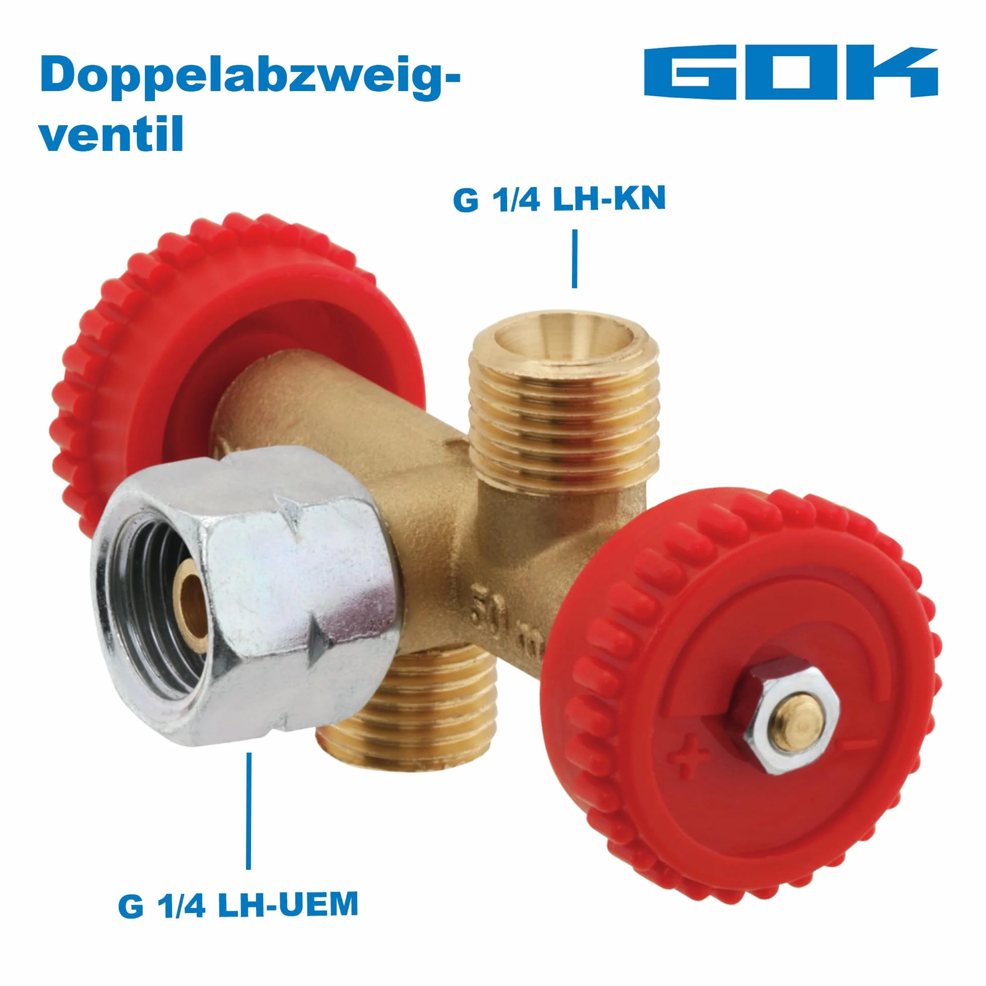 Gok - Zawór obejściowy (dla 2 urządzeń z butlą gazową o masie 11 kg)