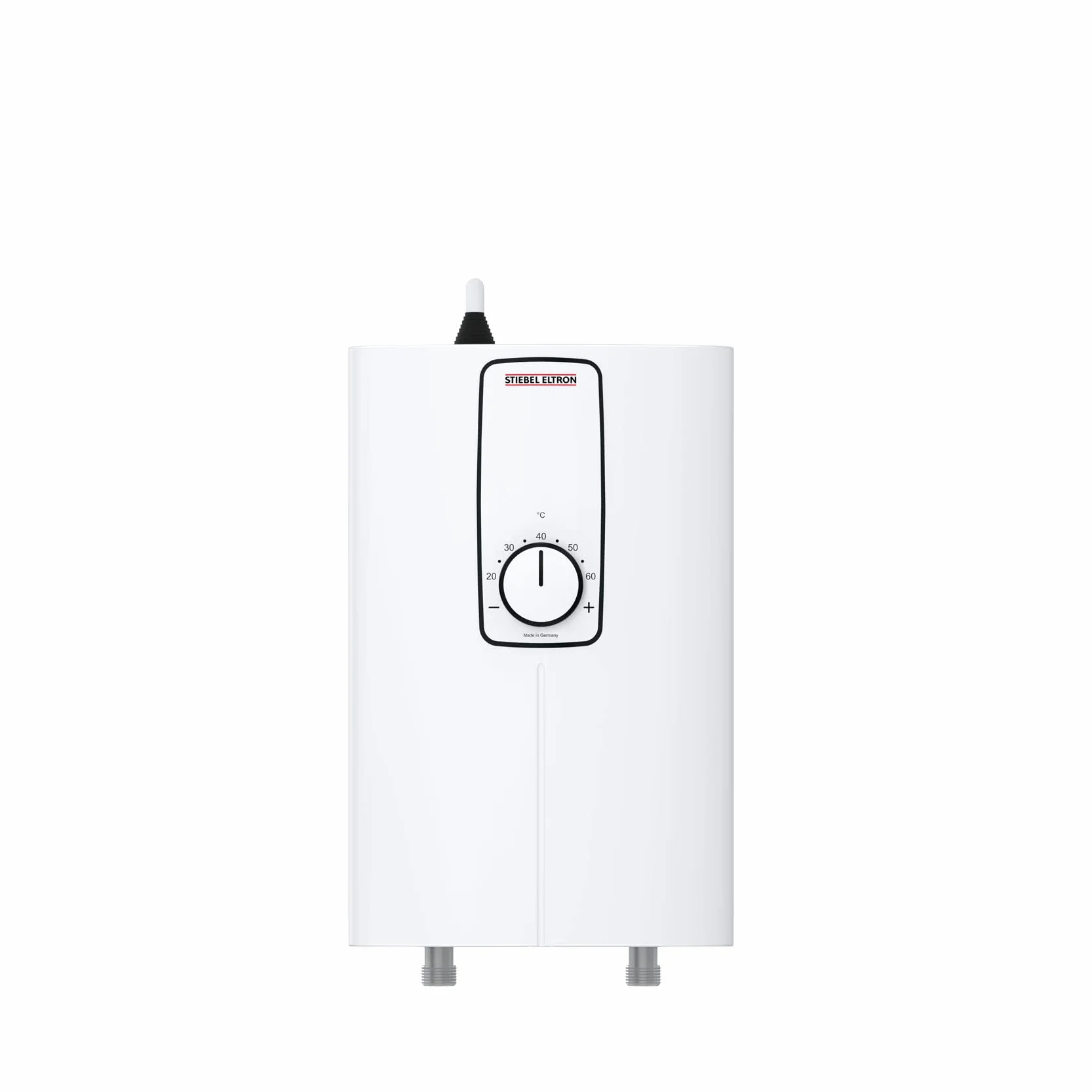 STIEBEL ELTRON Elektroniczny kompaktowy ogrzewacz przepływowy DCE 11/13 H, do kuchni, przyłącze stałe 400 V, możliwość współpracy z instalacją solarną, montaż powyżej punktu poboru, 232792