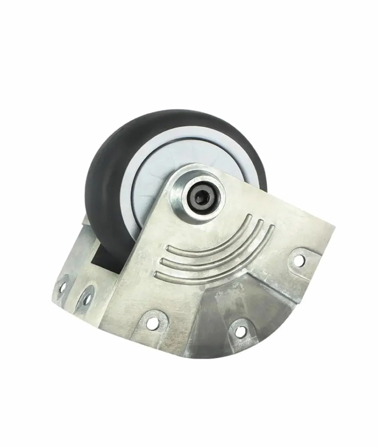 3-calowy wspornik ze stopu aluminium obudowa samolotu specjalne kółka ciche gumowe koła narożne 1 sztuka szara torba