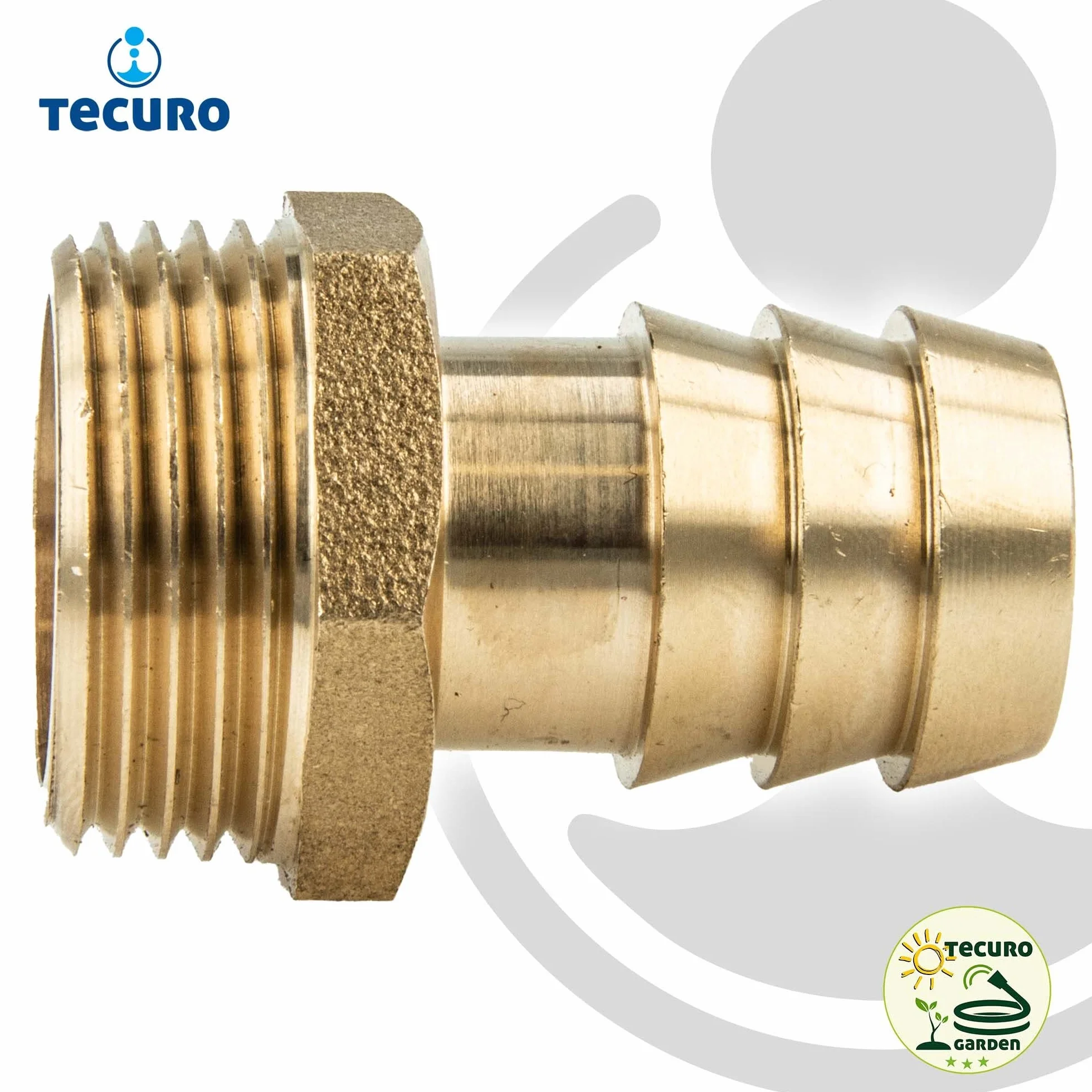 Tecuro Sauger tulejka do węża 3/4 AG x tulejka Ø 13 mm ms-blank