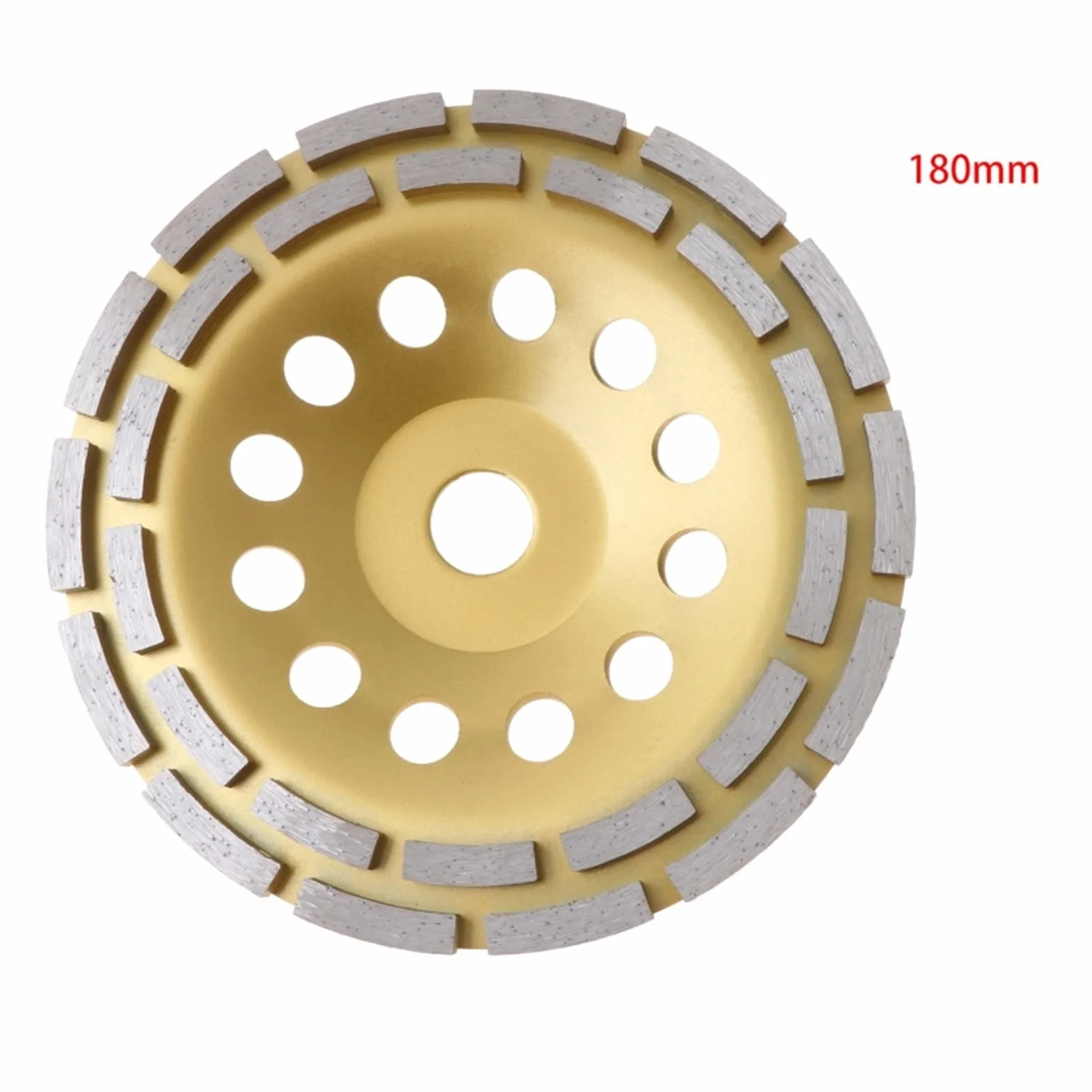 Diamentowa tarcza szlifierska 100/115/125/150/180mm ściernica diamentowa segmentowa szlifierka tarczowa do betonu granitowego kamień szlifierski(180mm)