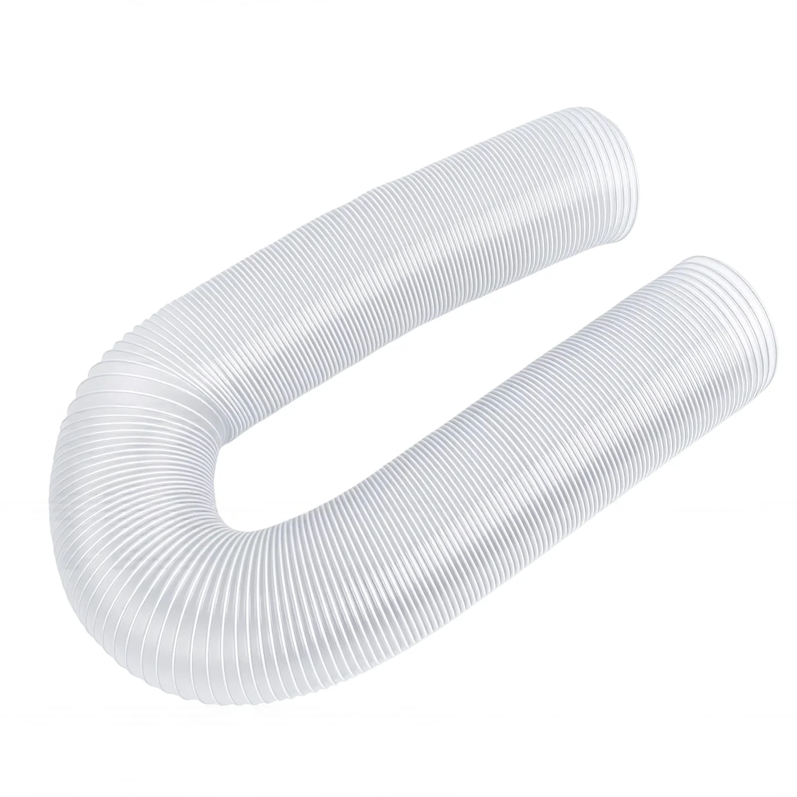 GOWENIC Wąż do Odsysania Pyłu Warsztatowego 6m X 10cm Przezroczysty PVC |Elastyczny wąż Ssący ze Zwojem z Drutu ze Stali Węglowej do Odpylacza Obróbki Drewna
