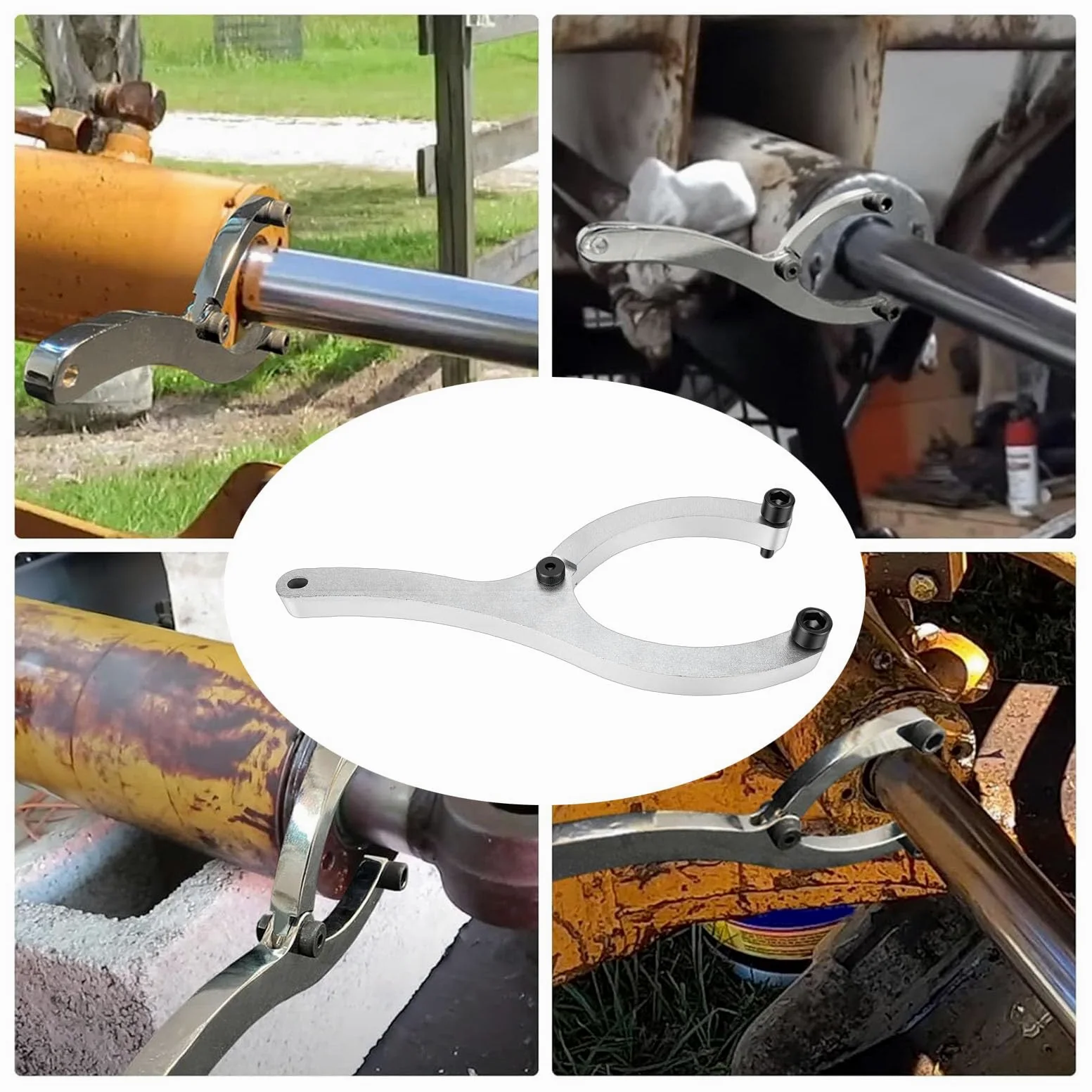 Zestaw kluczy do nakrętek dławnicowych 11 cali z uchwytem Cylinder hydrauliczny do nakrętek 0,85–9 cali ze sworzniami M4 (2/13 cali) M6 (1/4 cala) M8 (5/16 cali)