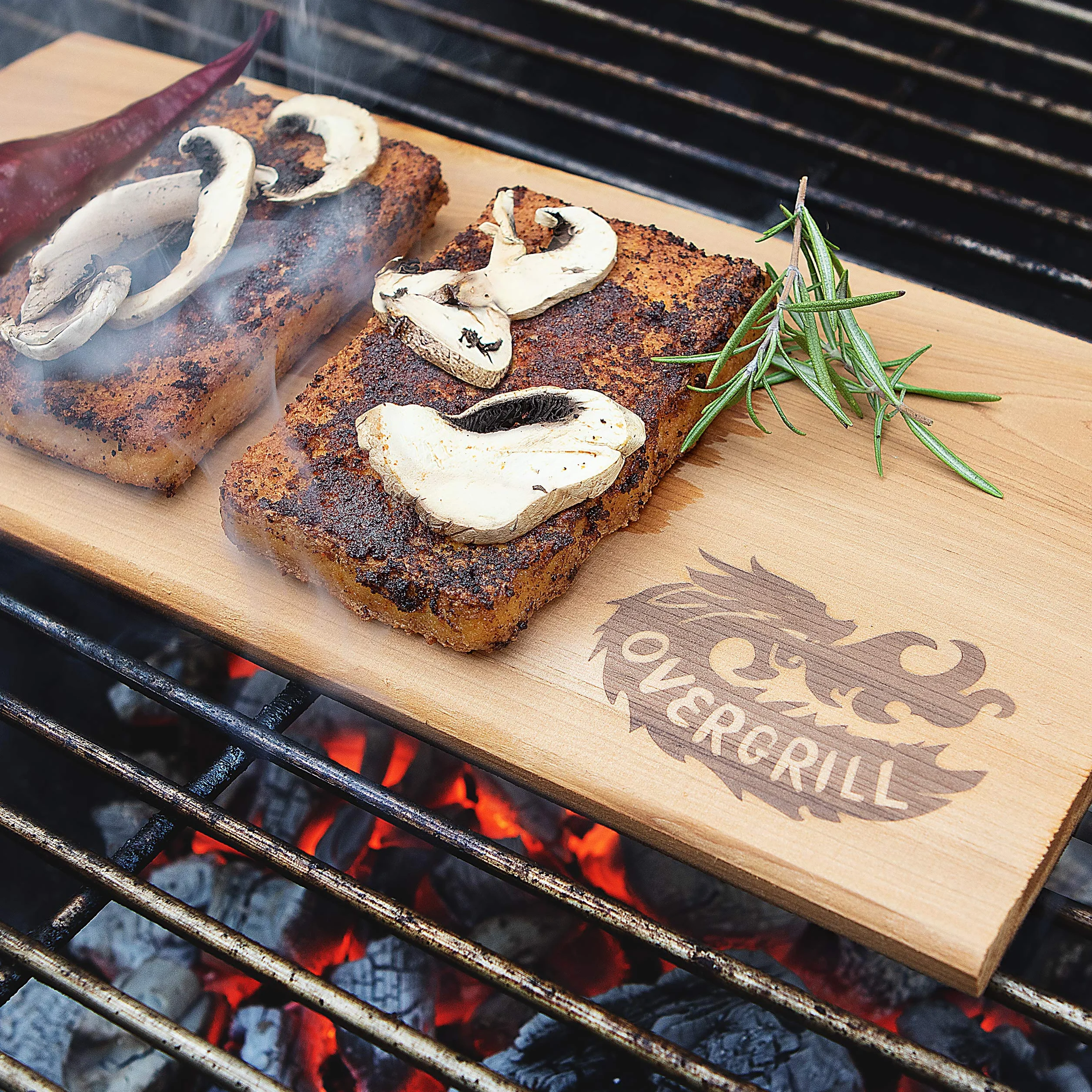 Szczotka do grilla ze stali nierdzewnej: szczotka do czyszczenia rusztu grilla ze stali nierdzewnej OVERGRILL do grilla gazowego, elektrycznego i węglowego