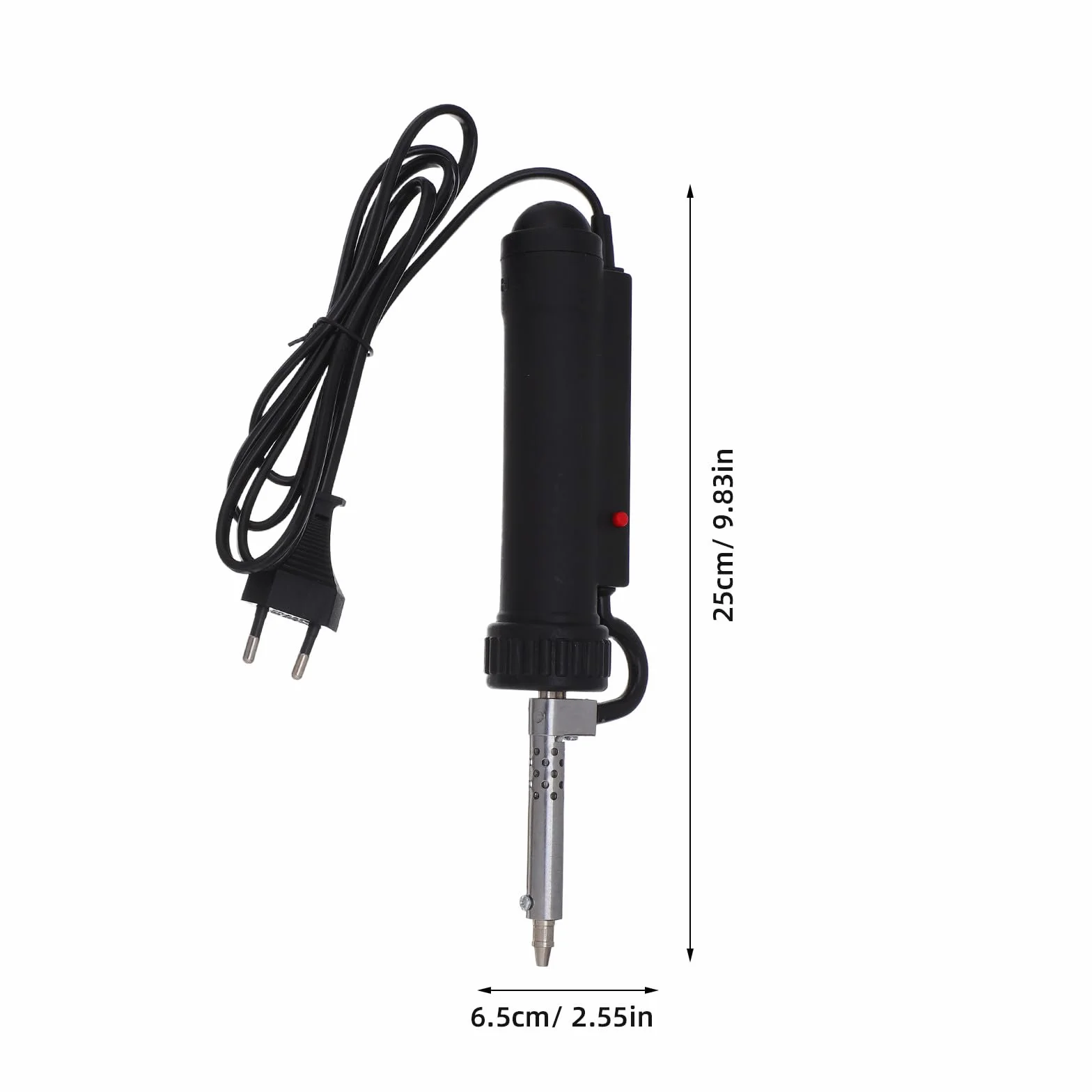 DOITOOL 1 zestaw automatycznej pompy do odsysania lutu, zestaw do odsysania lutu z silną pompą ssącą ze stali nierdzewnej, narzędzia do lutowania elektronicznego do naprawy płytek PCB, wtyczka EU