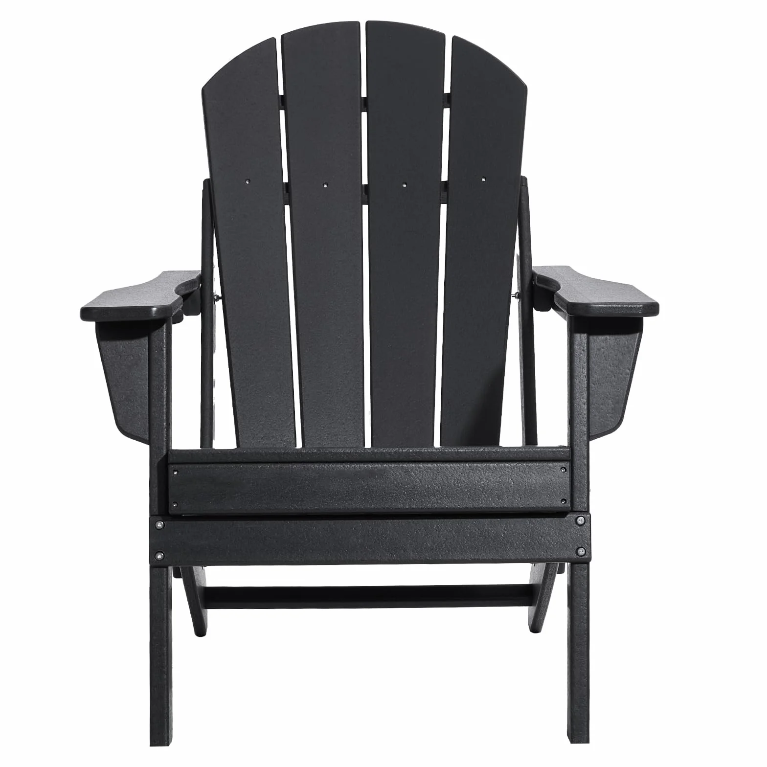 VEVOR Krzesła Adirondack z tworzywa sztucznego, zestaw 2 sztuk, odporne na warunki atmosferyczne, przenośne składane krzesła ogrodowe na patio z uchwytem na kubek, ergonomiczny relaksacyjny