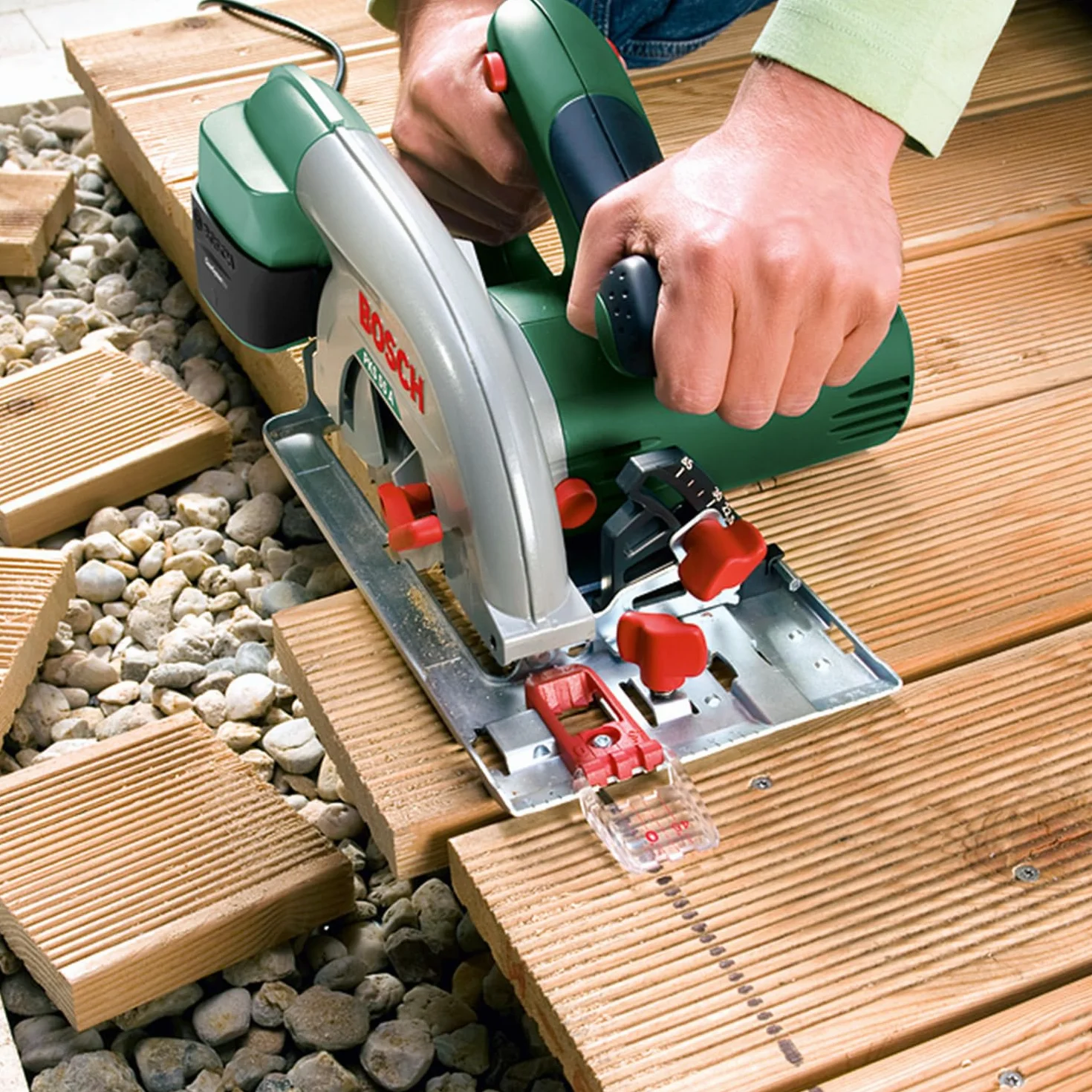 Bosch PKS 55 A piła tarczowa, 1200 W, w kartonie