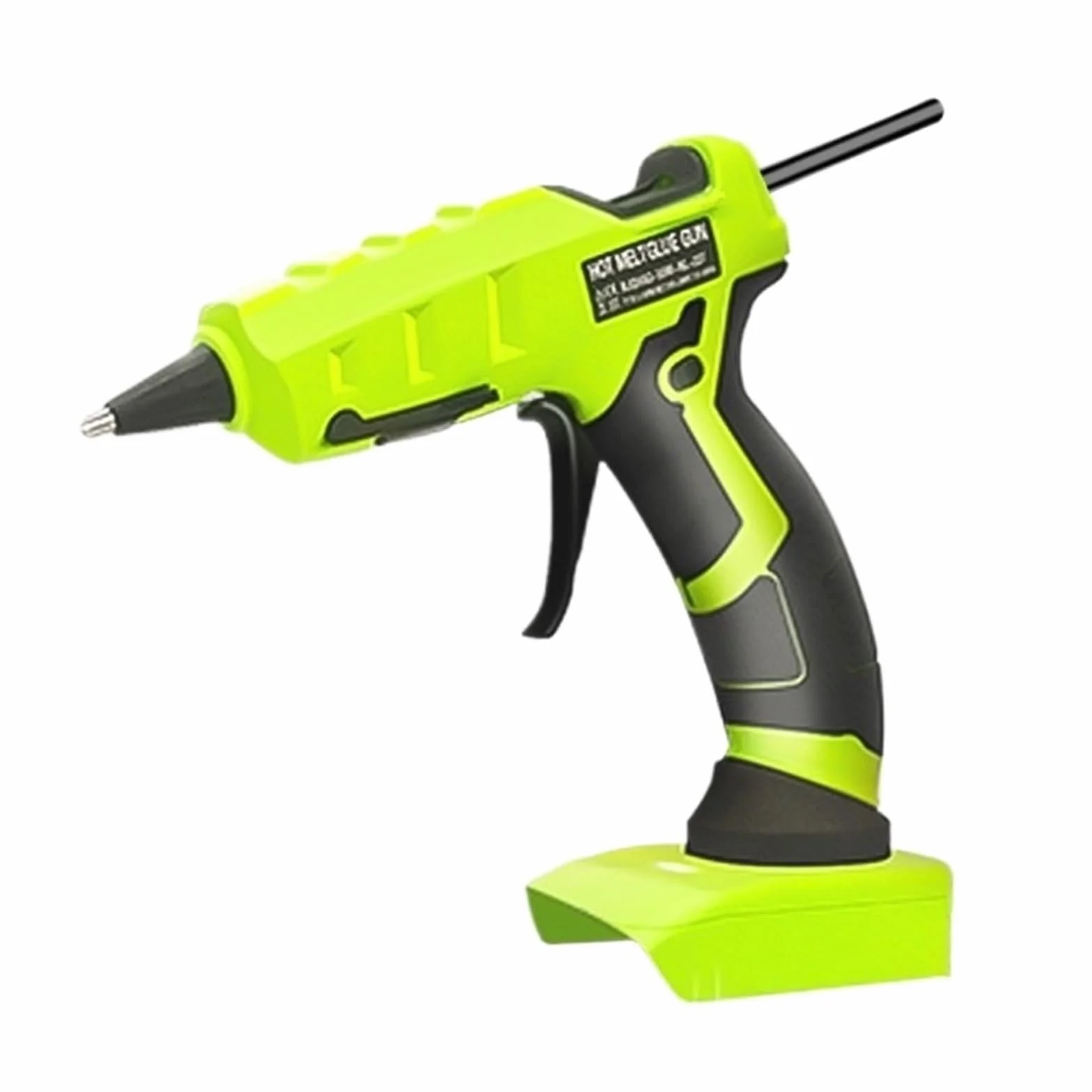Pistolet Do Kleju Na GorąCo Bezprzewodowy Pistolet Do Klejenia Na Gorąco Z 30 Sztuk 7mm Kleje W Sztyfcie Do Akumulatora Litowo-jonowego 18V Elektryczne Elektronarzędzie Do Naprawy(With 30 Glue Sticks)