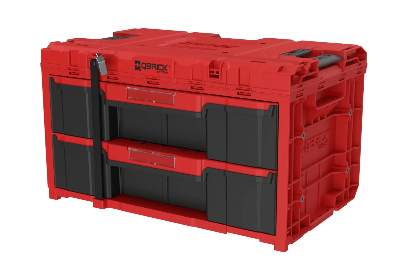 QBRICK SYSTEM One Drawer 2 Skrzynka narzędziowa 2.0 Czerwony Ultra HD 587 x 380 x 340 mm