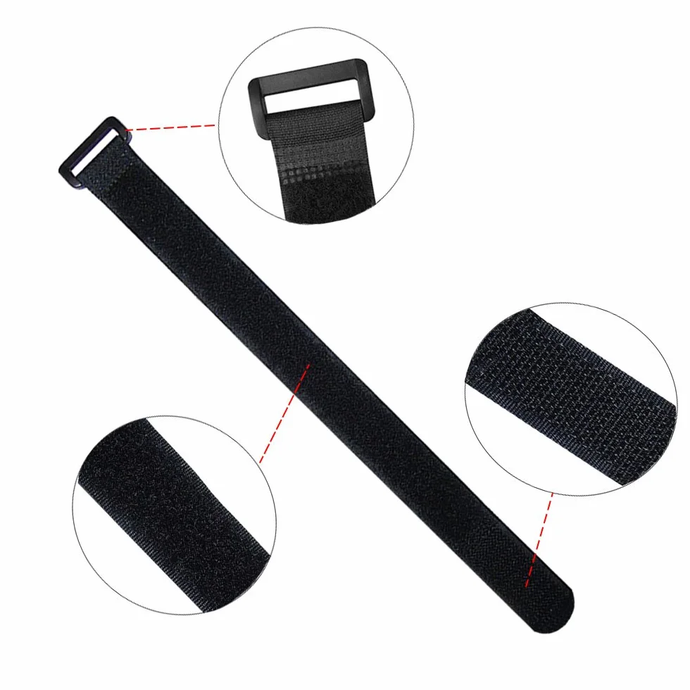 30 sztuk 20 x 2 cm zestaw nylonowych opasek kablowych, paski kablowe wielokrotnego użytku, regulowane zapięcia na kable z haczykiem i klamrą (czerwony żółty niebieski zielony różowy czarny)