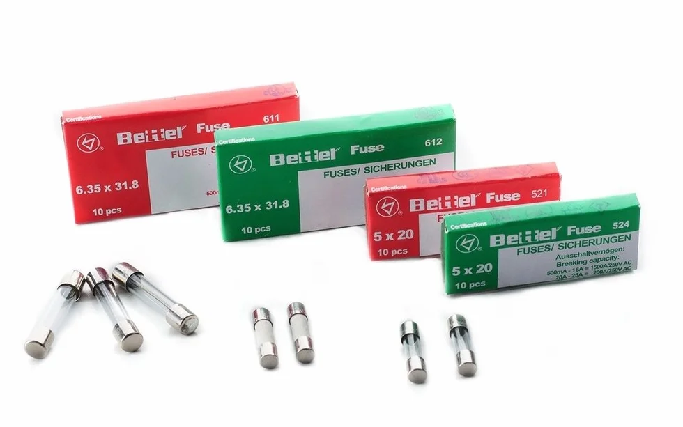 Precyzyjny Bezpiecznik 1,6 A 5 x 20 mm 250 V typ 522 - 10 szt. Szklany