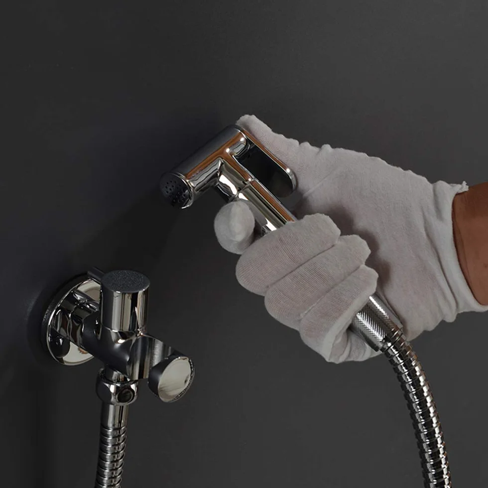 Baterie bidetowe mosiądz łazienka prysznic kran bidet toaleta opryskiwacz bidet toaleta podkładka mikser muzułmański prysznic okrągły