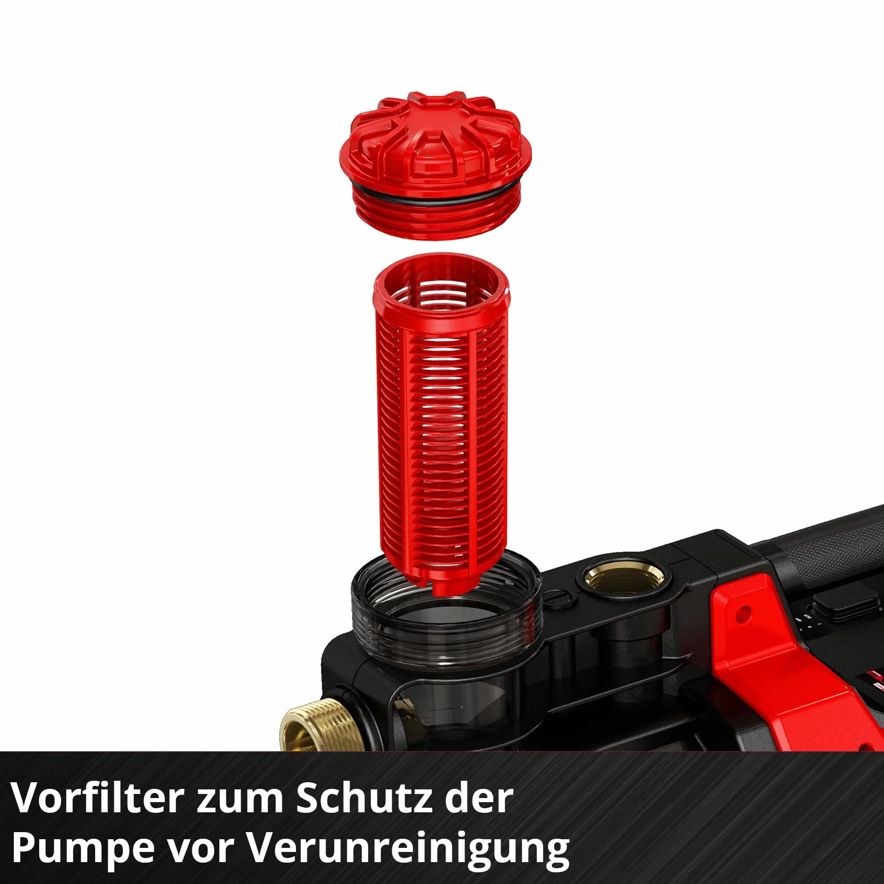 Einhell Akum. pompa ogrodowa AQUINNA 18/30 F LED Power X-Change (18 V, maks. wydajność przepływu 3000 l/h, 2 gniazda akumulatora, podwójny czas pracy, tryby ECO/BOOST, filtr wstępny, bez akumulatora)
