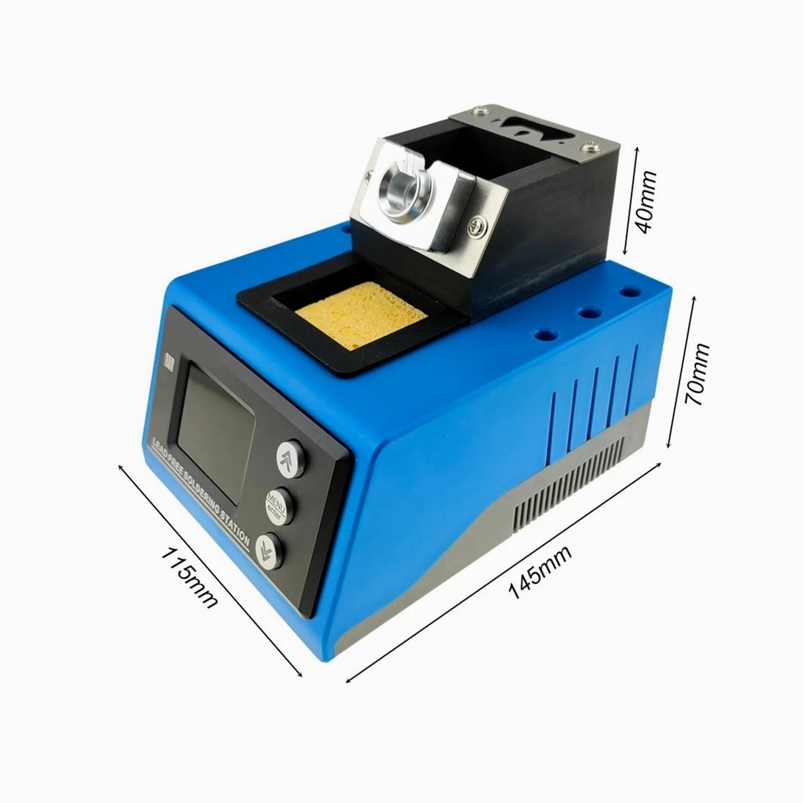 Stacja Lutownicza, Stacja Lutownicza C210 Do Końcówek JBC-210 Spawanie Elektryczne Cyfrowe Automatyczne Uśpienie Szybkie Nagrzewanie 85W 500C(Set 2)