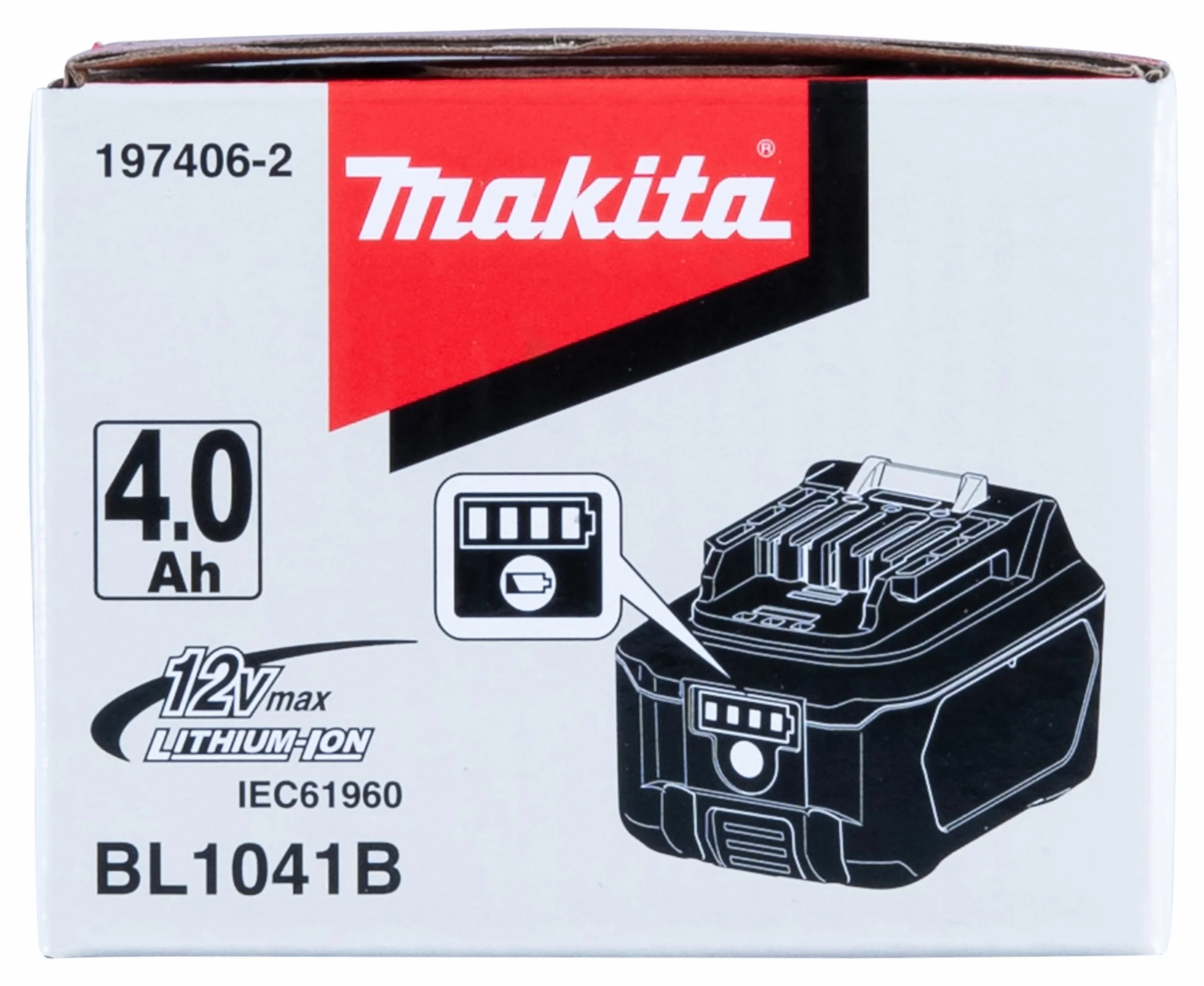 Makita Bl1041B, Lxt Bateria Litowo-Jonowa, 12 V, 4,0 Ah