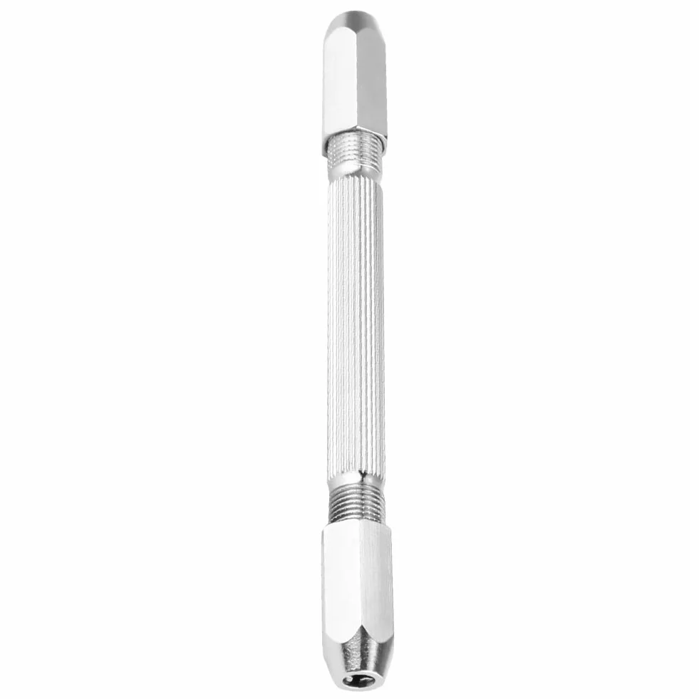 Wiertarka ręczna, świder ręczny Mini Micro 0-3 mm Wiertło imadło z podwójnym końcem, ręczny uchwyt obrotowy świder do wiercenia w drewnie, lipie, rogach kostnych