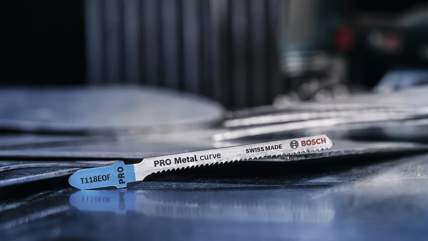 Bosch 5x brzeszczot do wyrzynarki T 118 EOF Flexible for Metal (do Blachy stalowe, długość 83 mm, profesjonalne akcesoria do wyrzynarki)