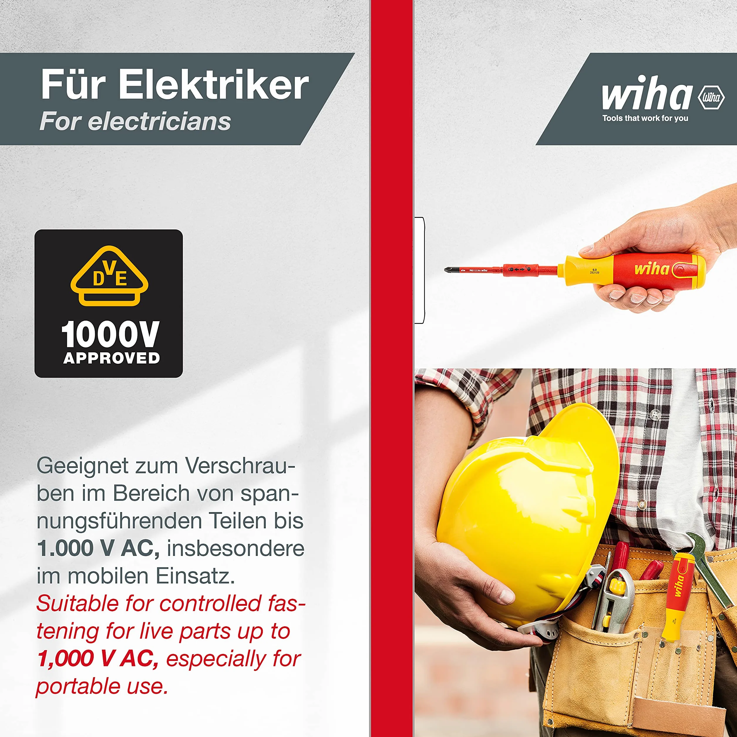 WIHA 41235 LiftUp elektryczny śrubokręt z ładowarką LiftUp Electric SB 2831-09023 LiftUp Electric Ref. SB283109023