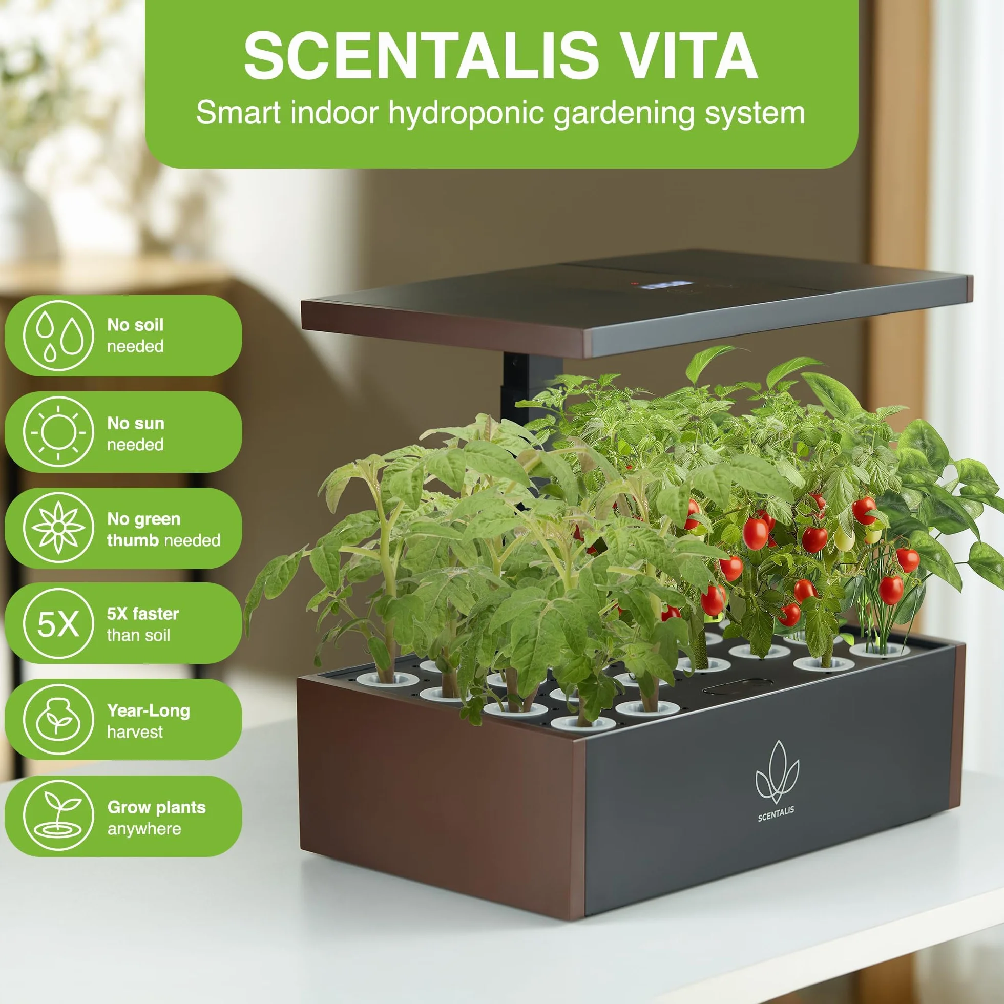 Vita Hydroponic Growing System Kit