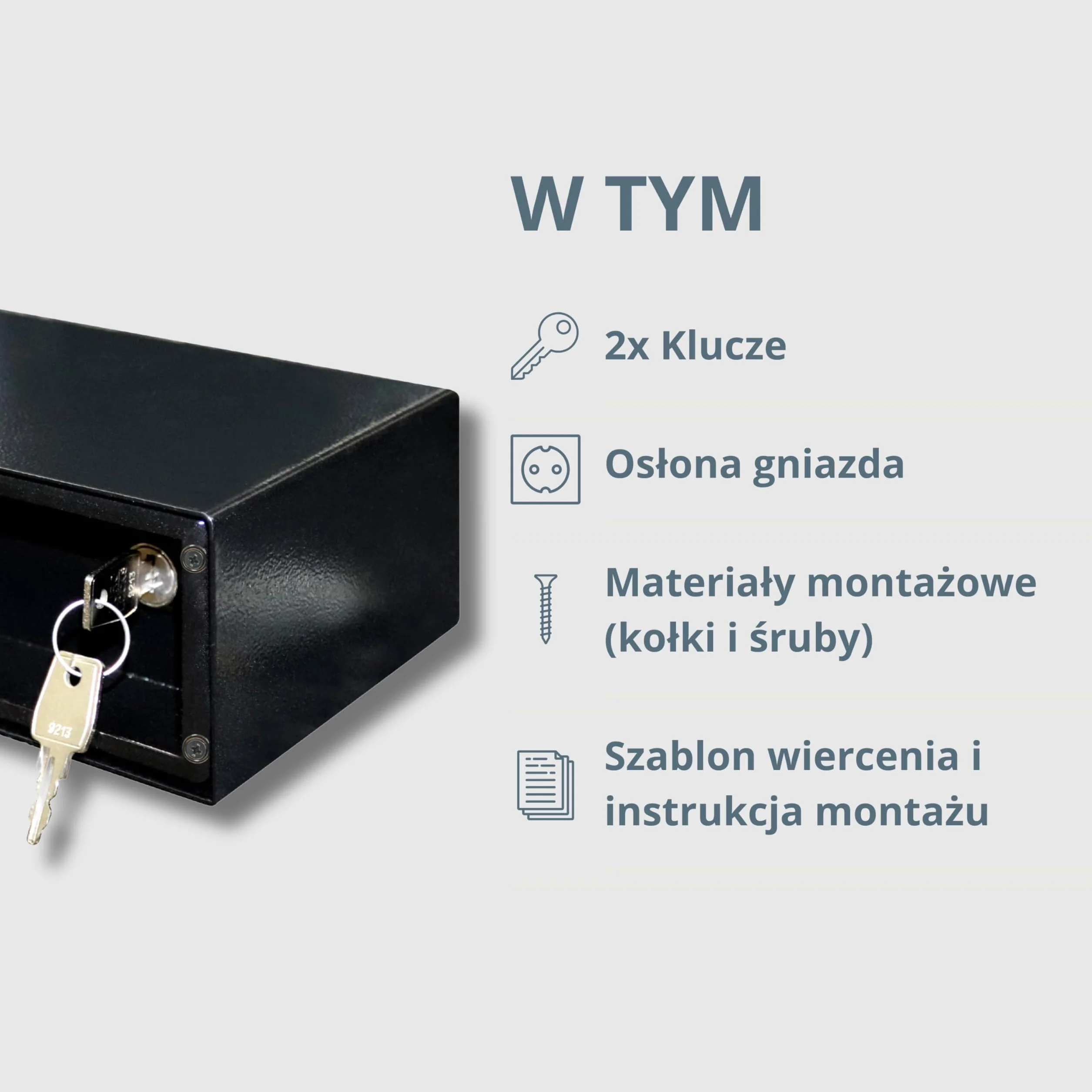 Sejf z gniazdami wtykowymi, z atrapą 3 gniazd, magnetyczna osłona i specjalny zamek, sejf ścienny do niewidocznego przechowywania, tajna kieszeń na pieniądze, zegarki i biżuterię (biały)