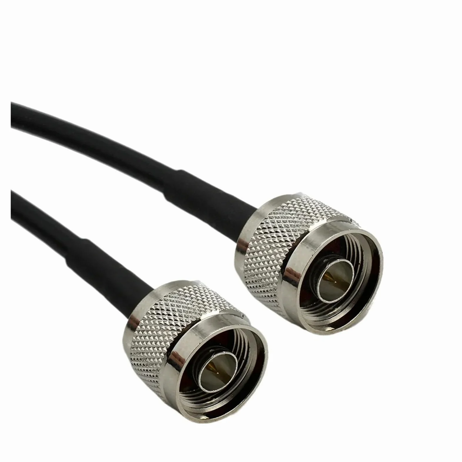 Xuro Kabel pigtailowy RG58 L16 N męski na N męski Kable koncentryczne RF Kabel połączeniowy typu N zaciskany(1000CM)