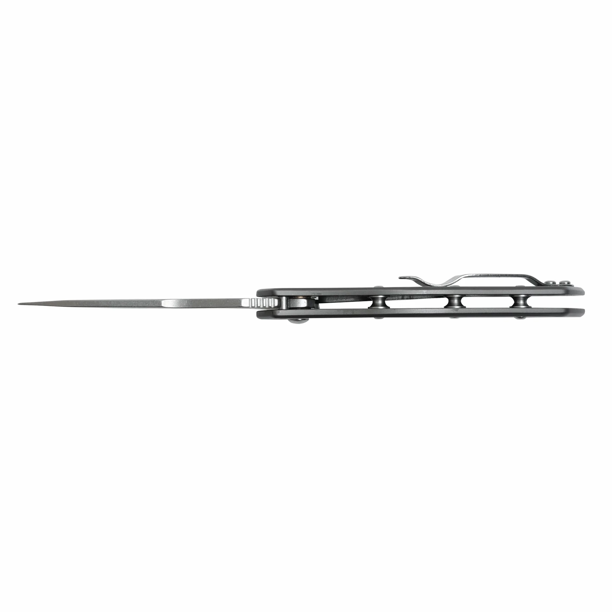 Kershaw 1881 nóż jednoręczny ERIS stal 8Cr13MoV SpeedSafe Frame Lock powłoka tytanowa uchwyt stalowy klips nóż, niebieski, M