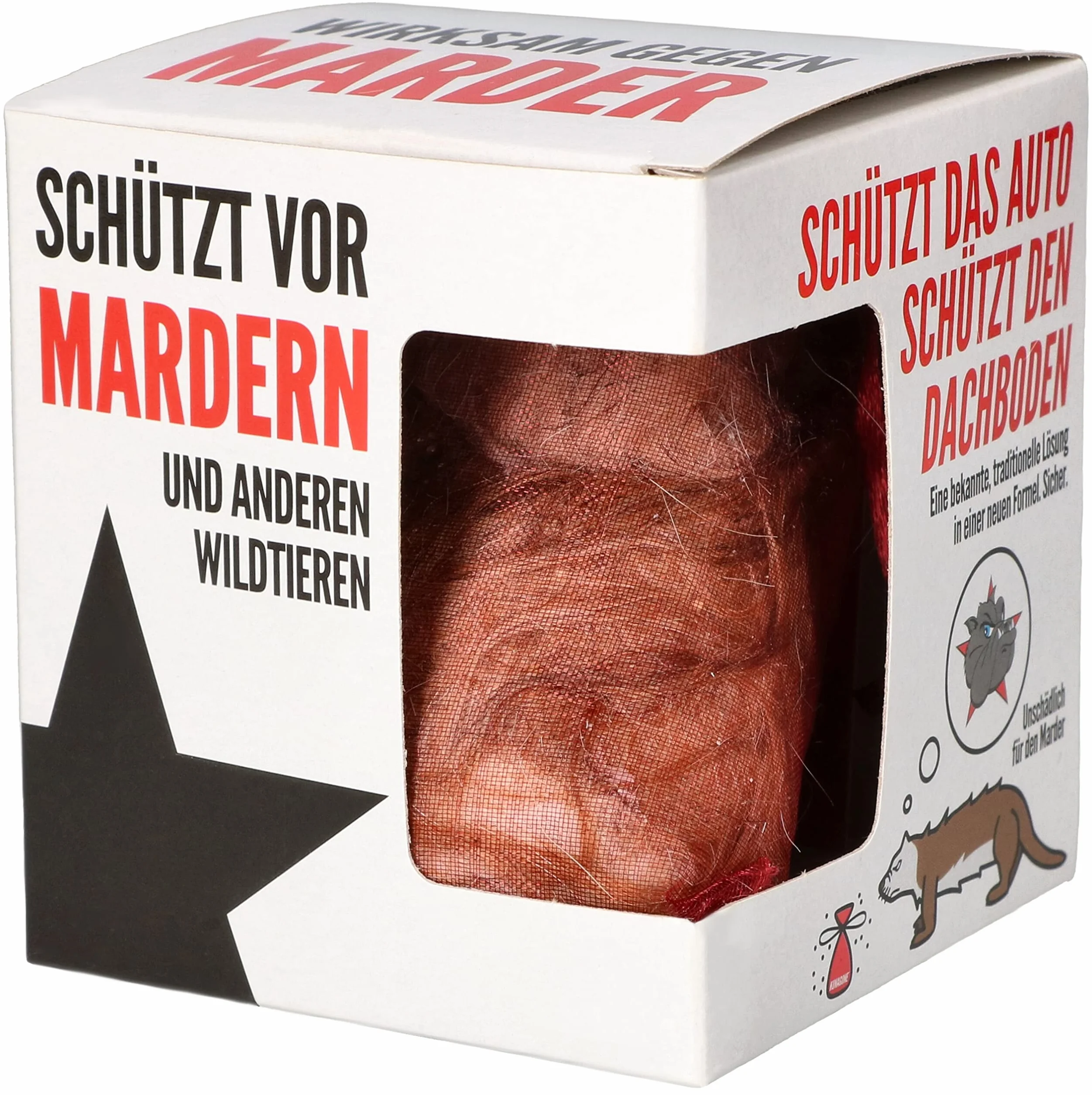 KOTARBAU® Skuteczna naturalna ochrona przed kunami i dziką przyrodą, ochrona przed kunami, do samochodu, piwnicy, domu, wiaty