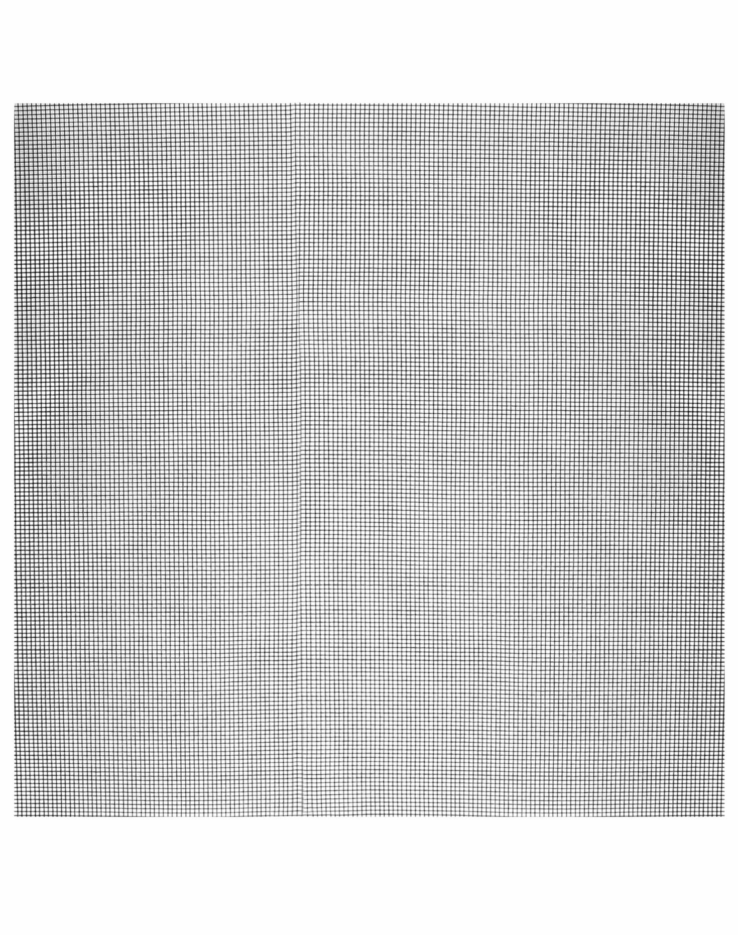 QWORK® 1 kawałki moskitiera okienna, moskitiera z włókna szklanego, 200 x 200 cm, utrzymuje cyrkulacjęświeżego powietrza, czarna, siatka 18