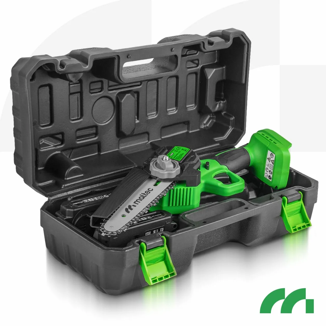Maltec MasterCut akumulatorowa piła łańcuchowa bezprzewodowa 1000 W 21 V 6+8"